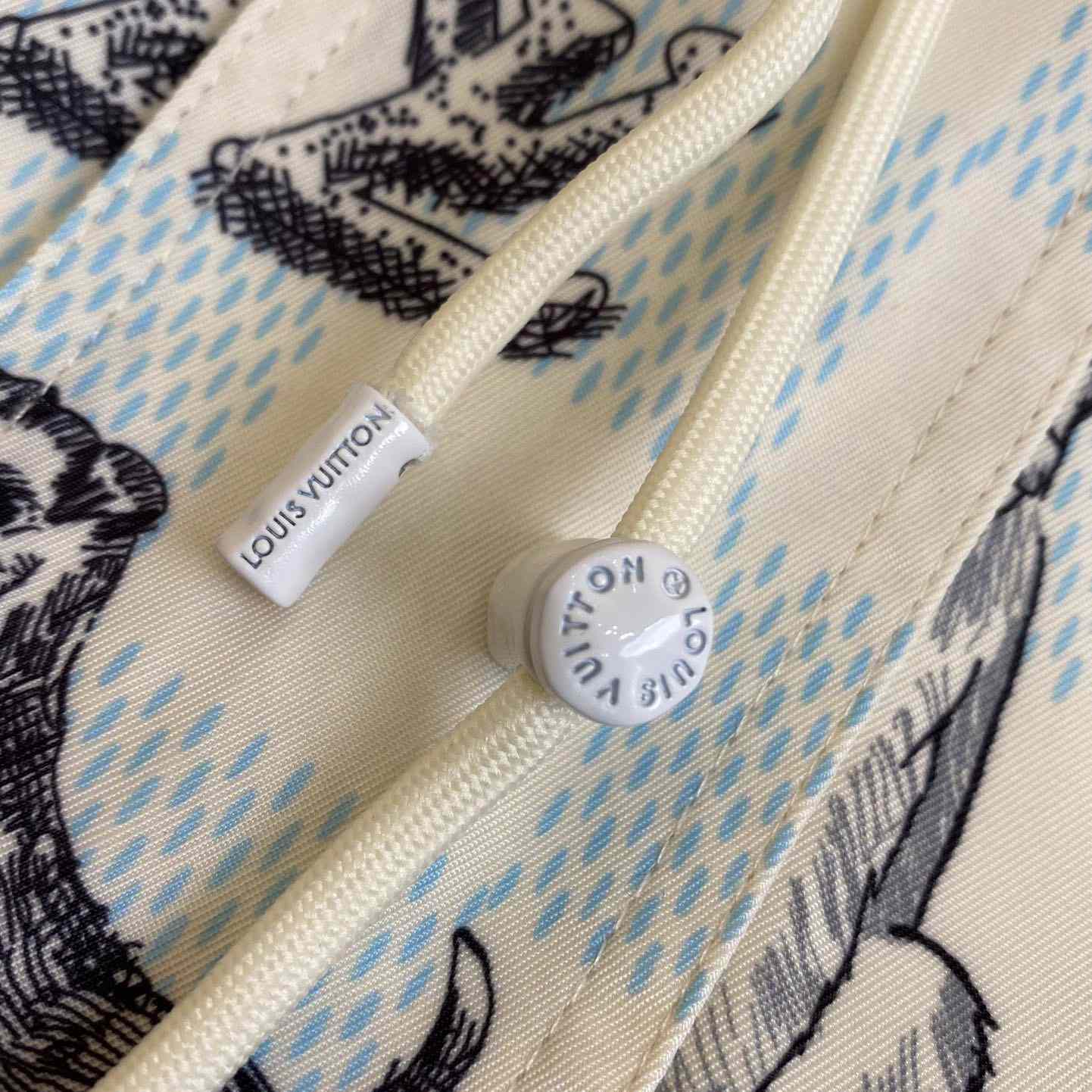 Louis Vuitton Damier Printed Hooded Anorak - DopestKickz