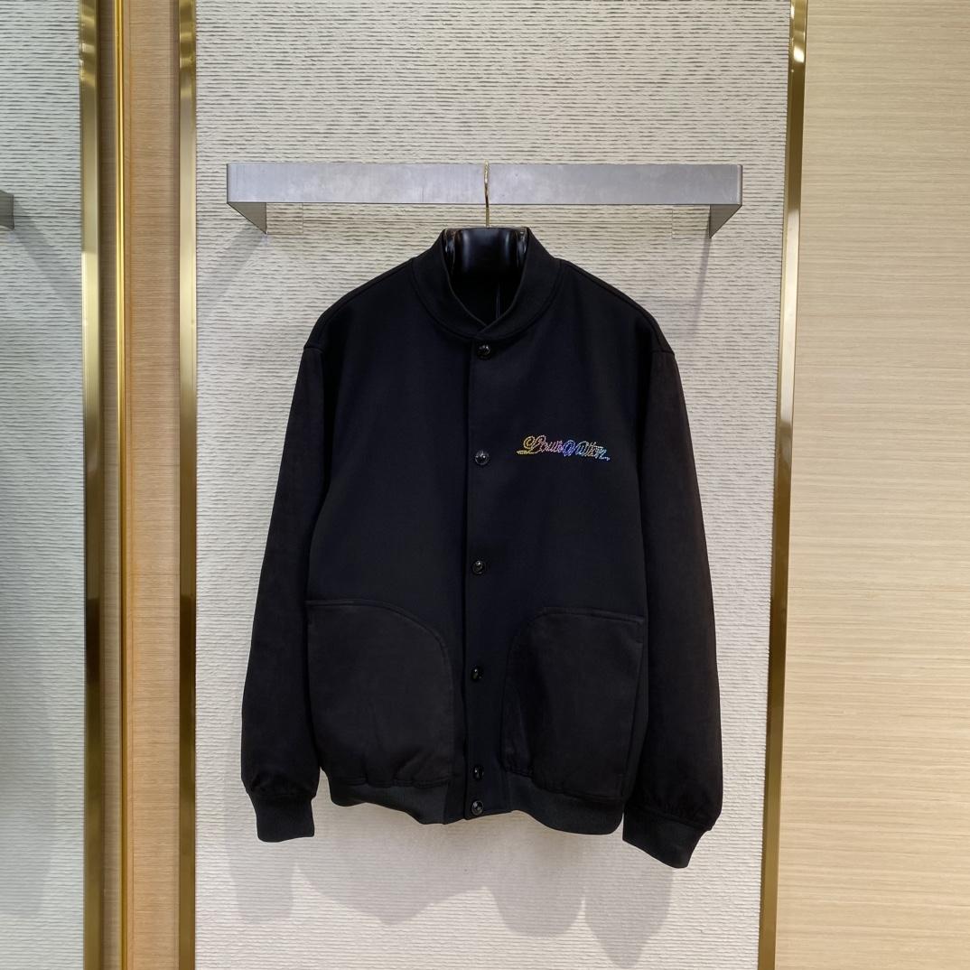 Louis Vuitton Leather Mix Varsity Blouson   1AGTJA - DopestKickz