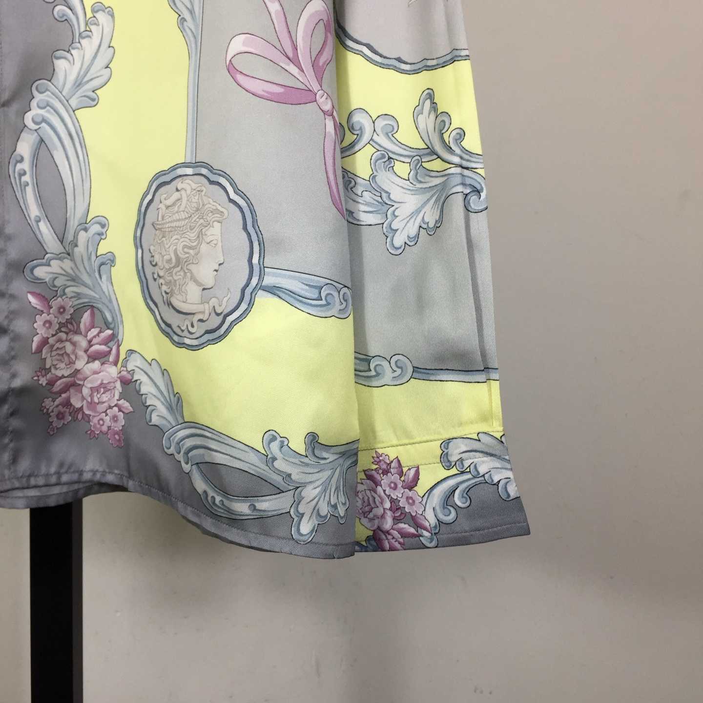 Versace Cameo Silk Shirt - DopestKickz