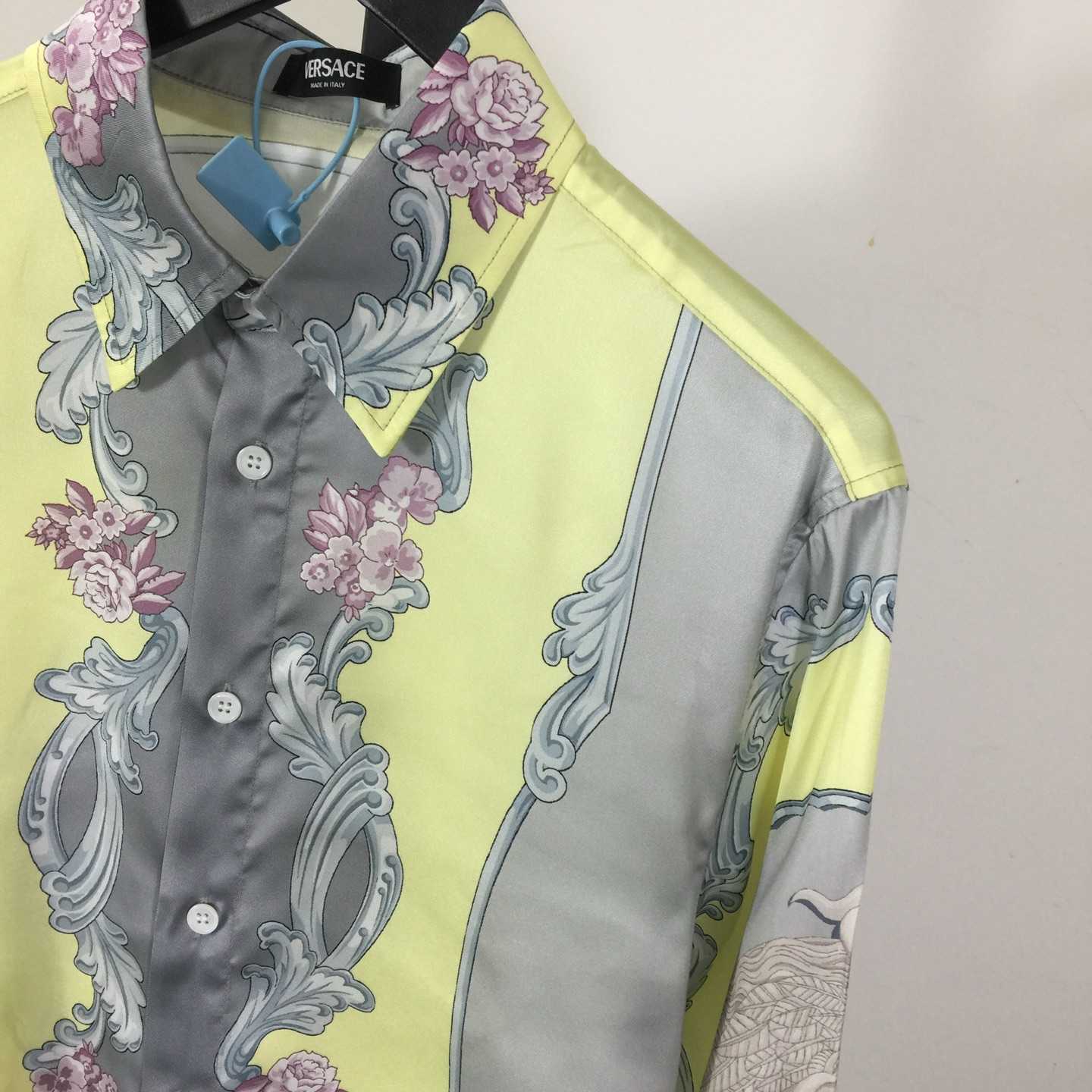 Versace Cameo Silk Shirt - DopestKickz