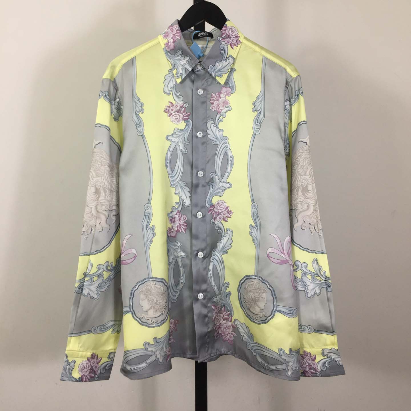 Versace Cameo Silk Shirt - DopestKickz