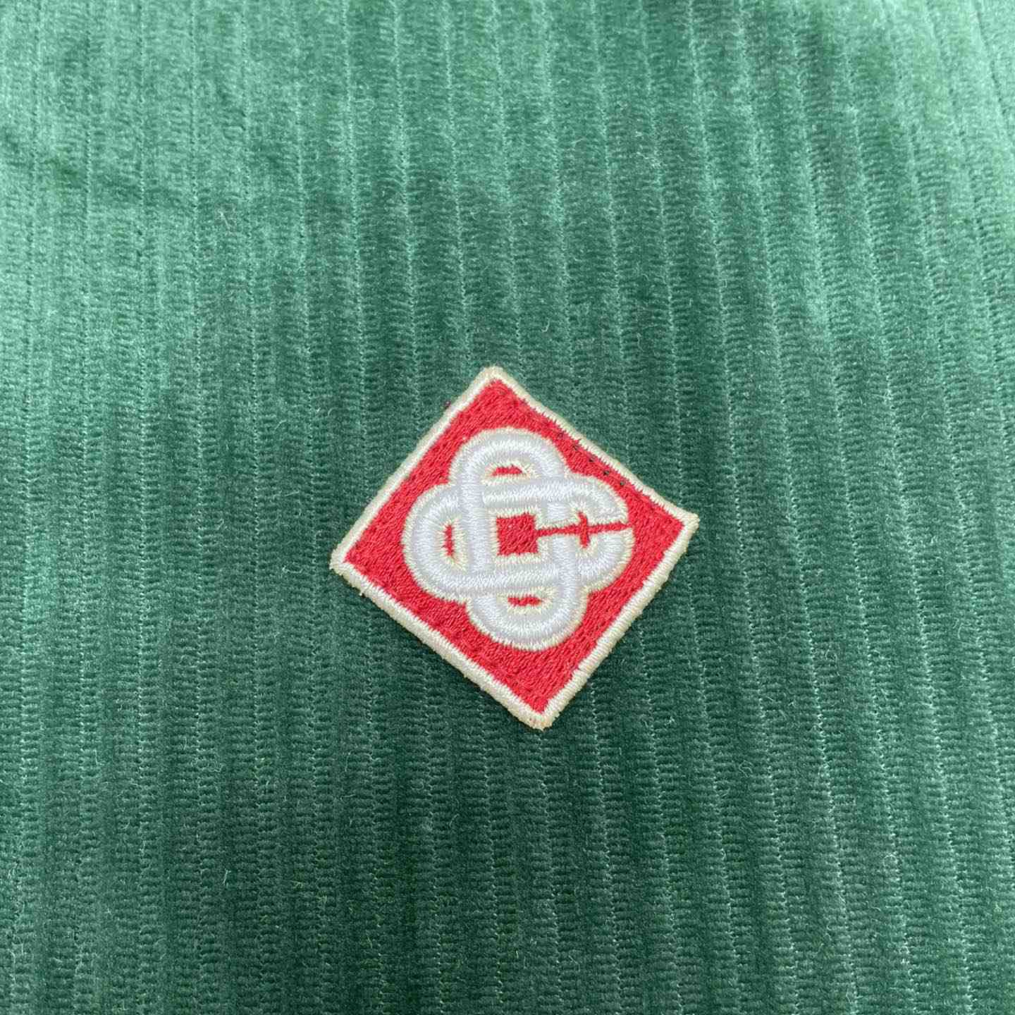 Casablanca Rib Velour Polo Shirt   c877 - DopestKickz