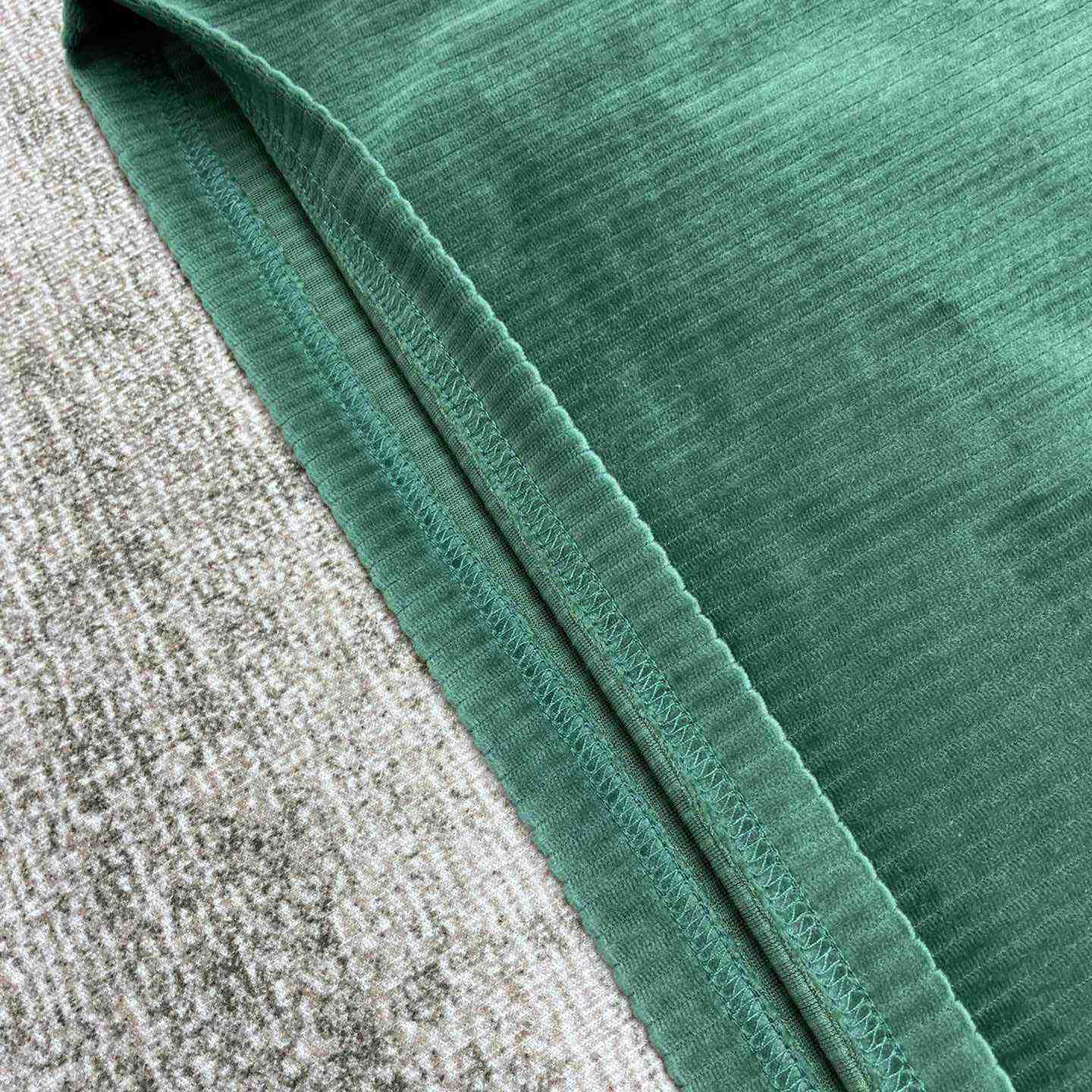 Casablanca Rib Velour Polo Shirt   c877 - DopestKickz