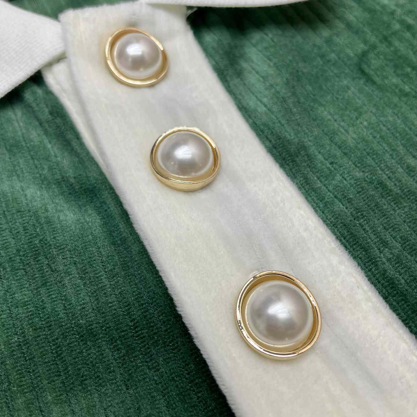 Casablanca Rib Velour Polo Shirt   c877 - DopestKickz