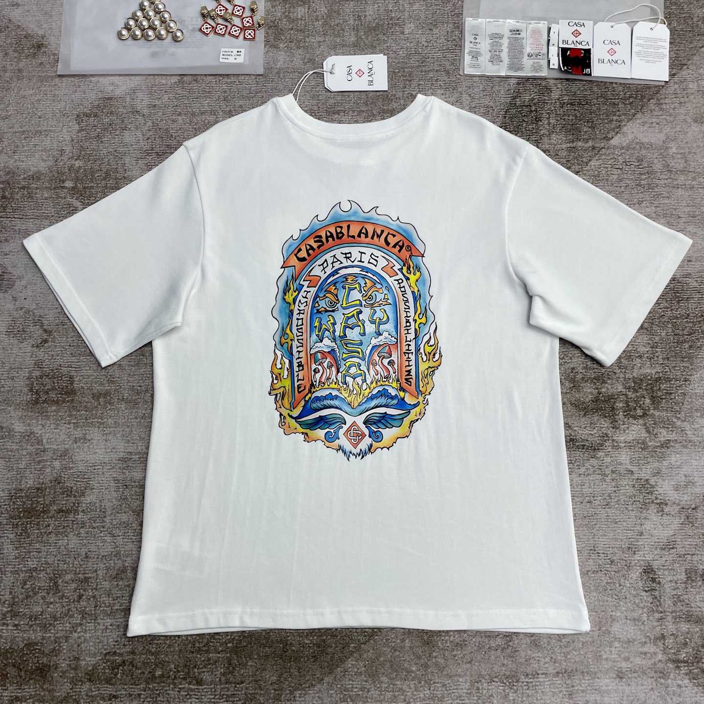 Casablanca Casa Way Skate Printed T-shirt   C983 - DopestKickz