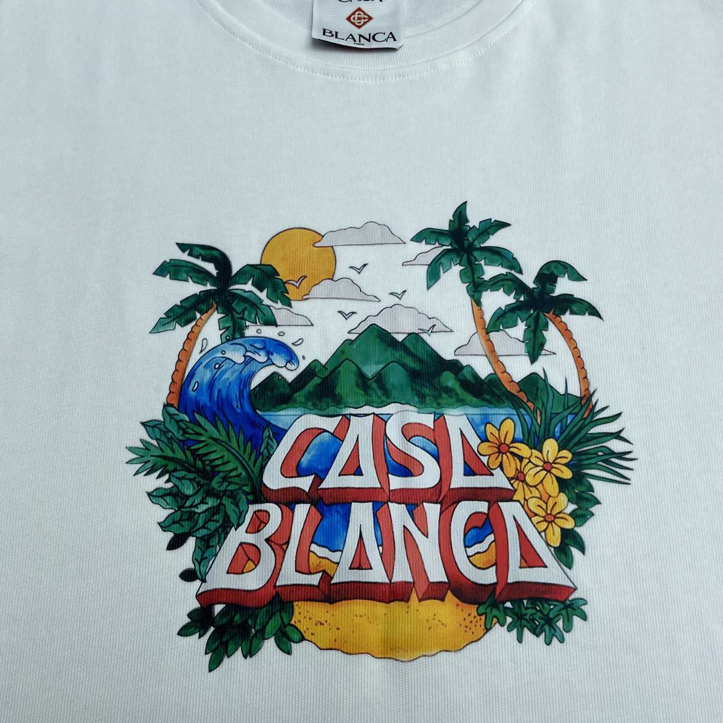 Casablanca Black 'Casa' Beach Wave T-Shirt   C991 - DopestKickz