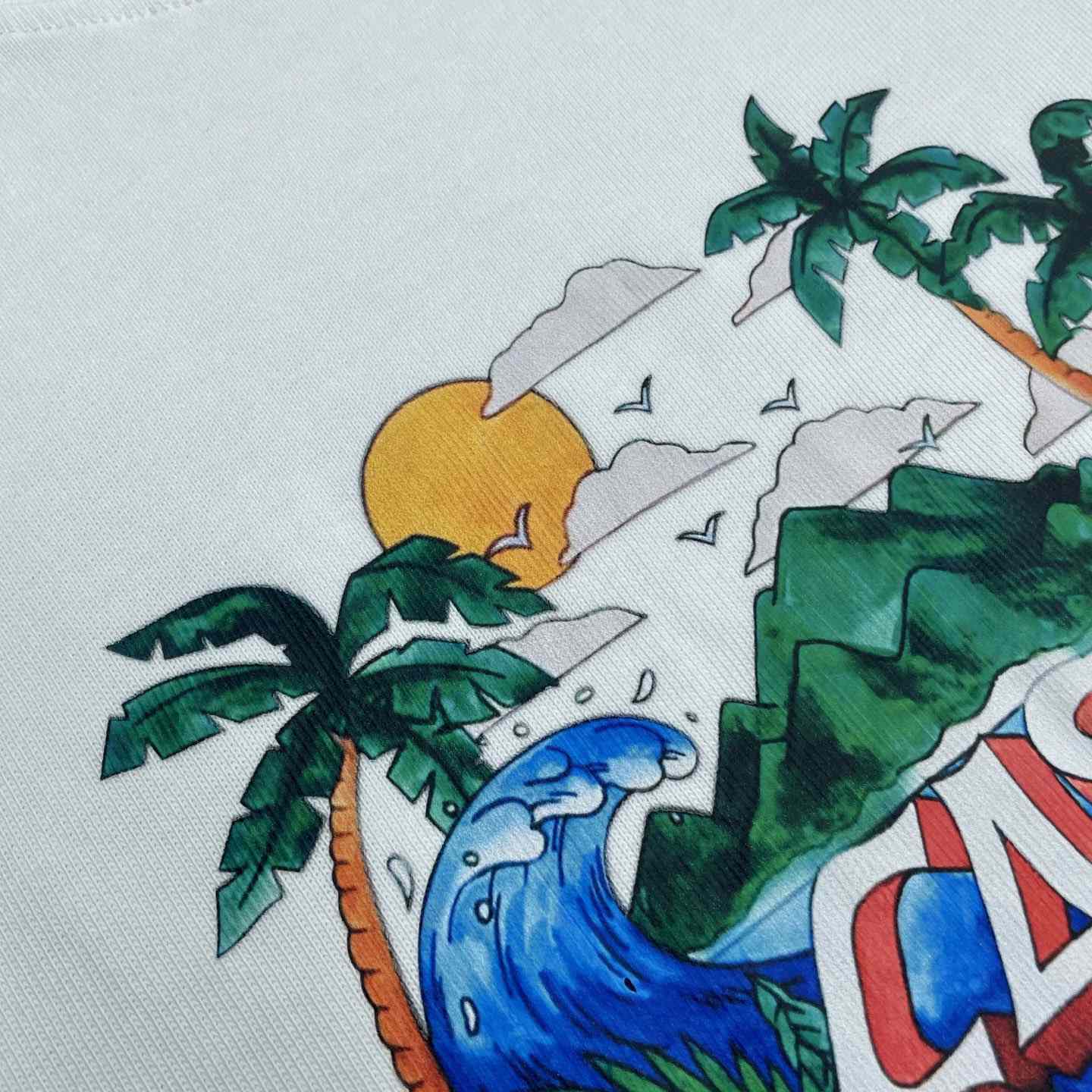 Casablanca Black 'Casa' Beach Wave T-Shirt   C991 - DopestKickz