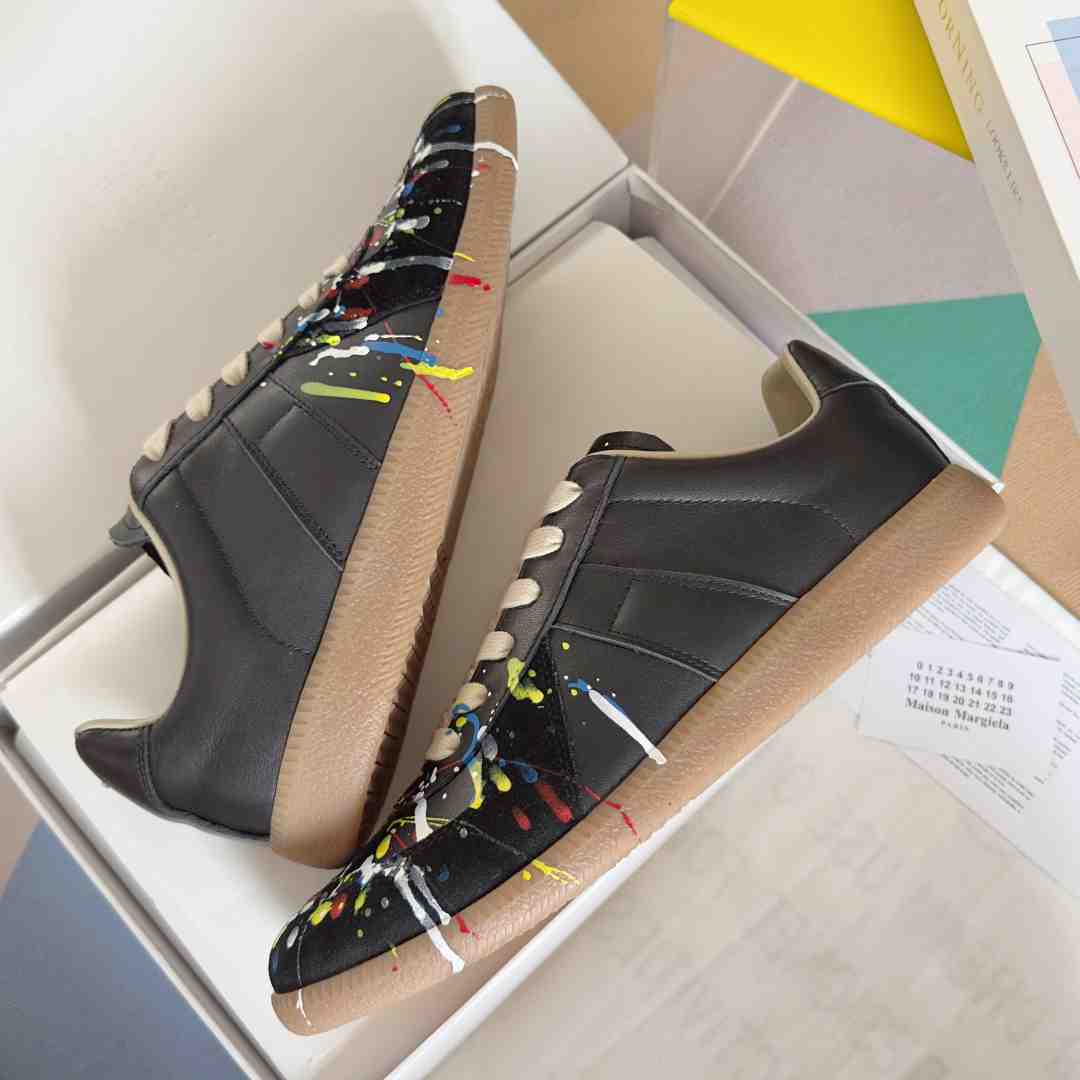 Maison Margiela Wmns Replica Low 'Paint Splatter - Black Pollock' - DopestKickz