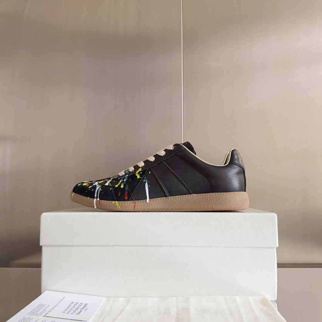 Maison Margiela Wmns Replica Low 'Paint Splatter - Black Pollock' - DopestKickz