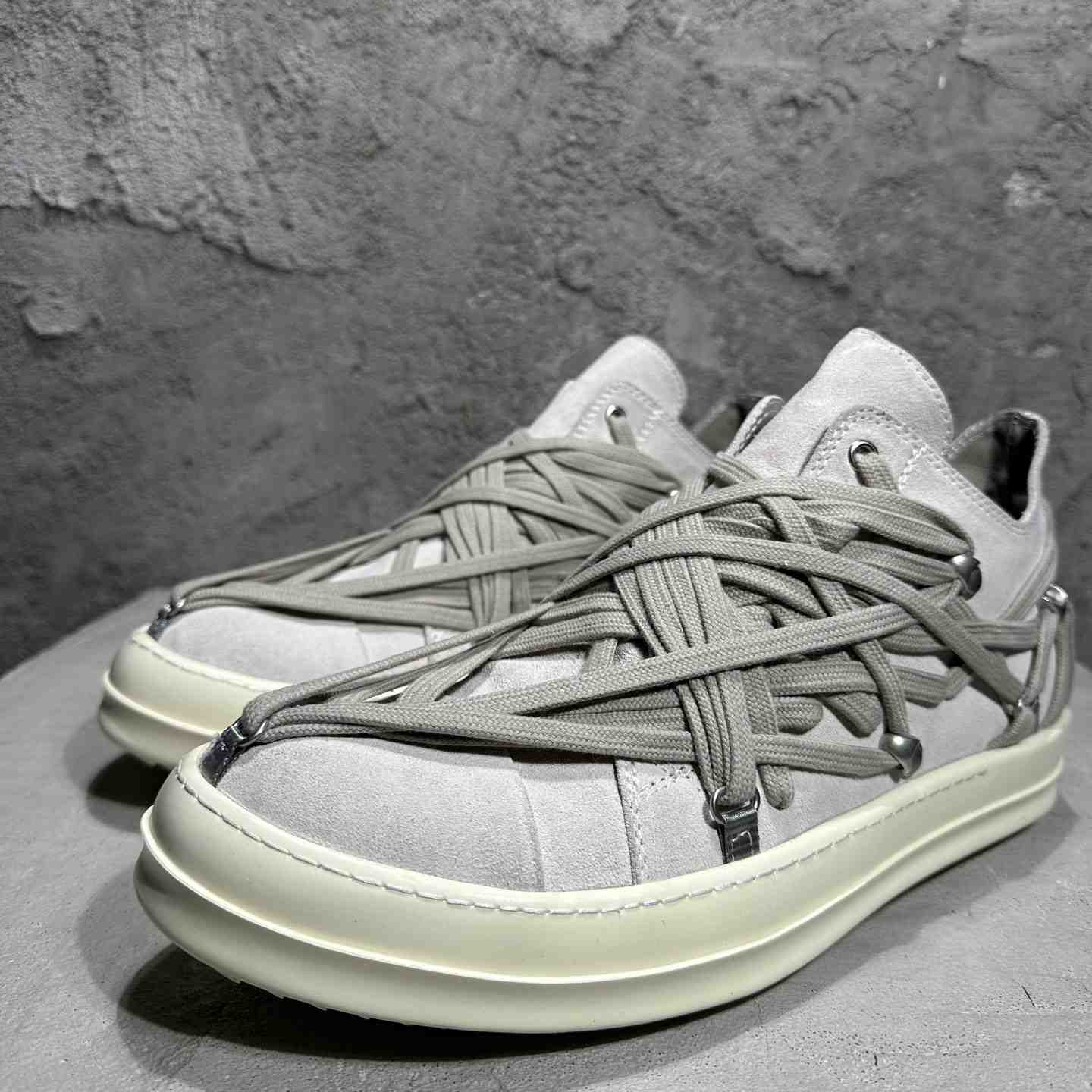 Rick Owens Megalaced Low Sneaks  - DopestKickz