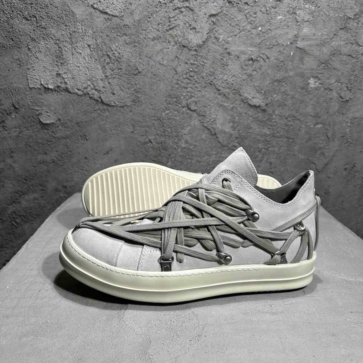 Rick Owens Megalaced Low Sneaks  - DopestKickz