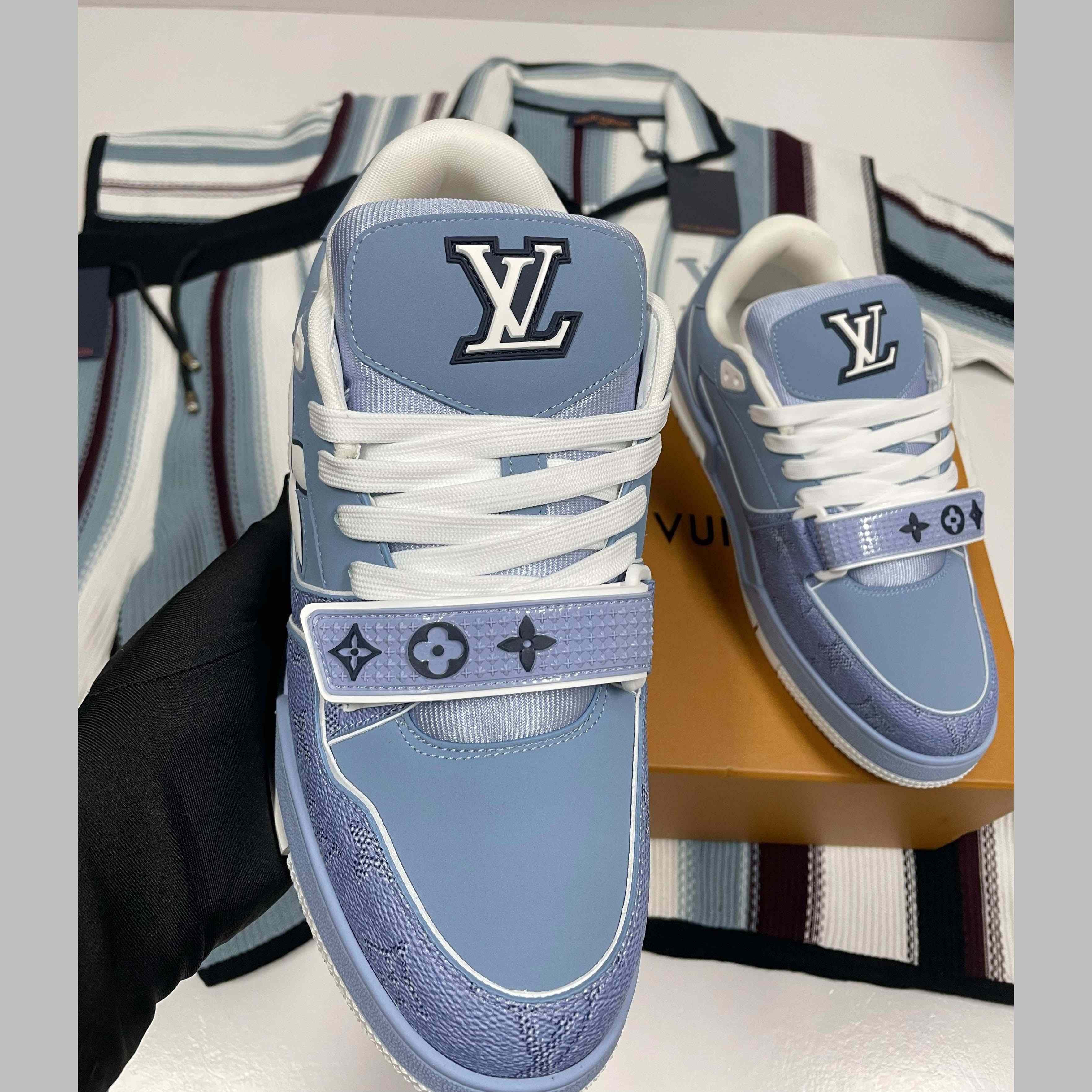 Louis Vuitton LV Trainer Sneaker   1AHTUZ - DopestKickz