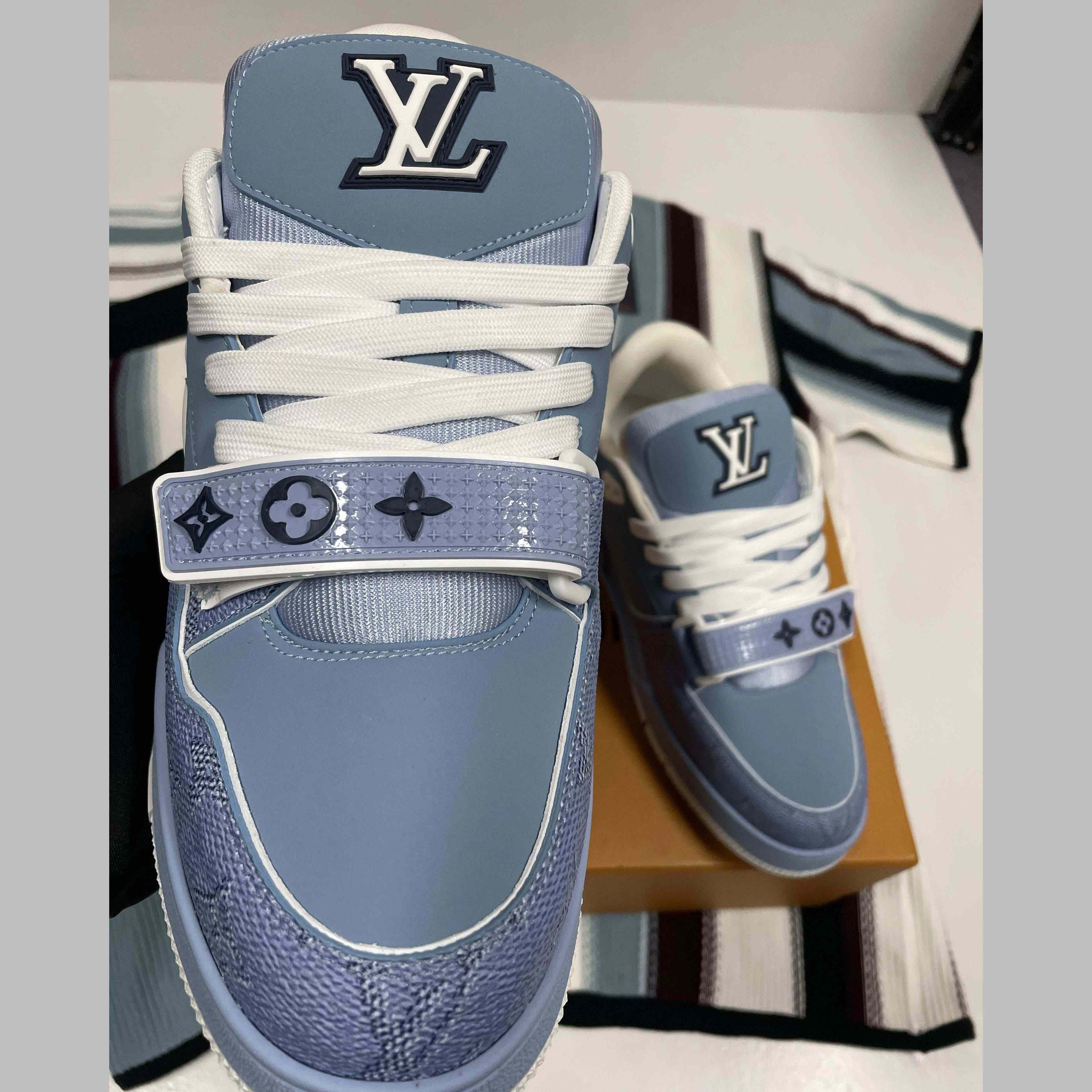 Louis Vuitton LV Trainer Sneaker   1AHTUZ - DopestKickz