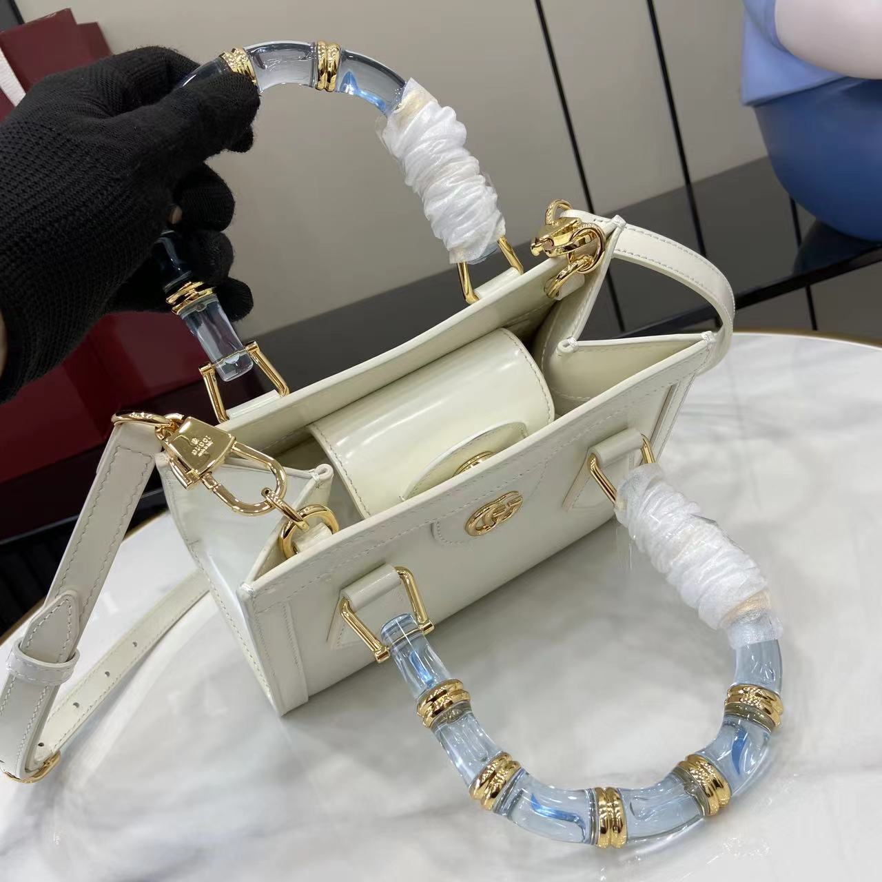 Gucci Gucci Diana Small Tote Bag - DopestKickz