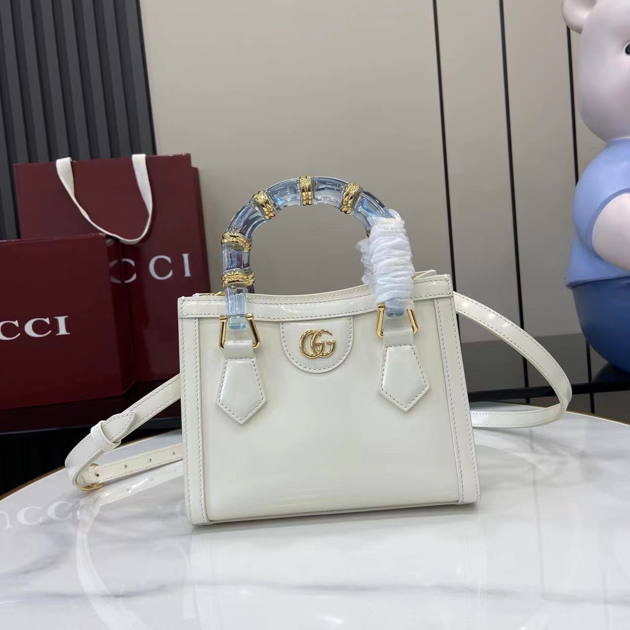 Gucci Gucci Diana Small Tote Bag - DopestKickz