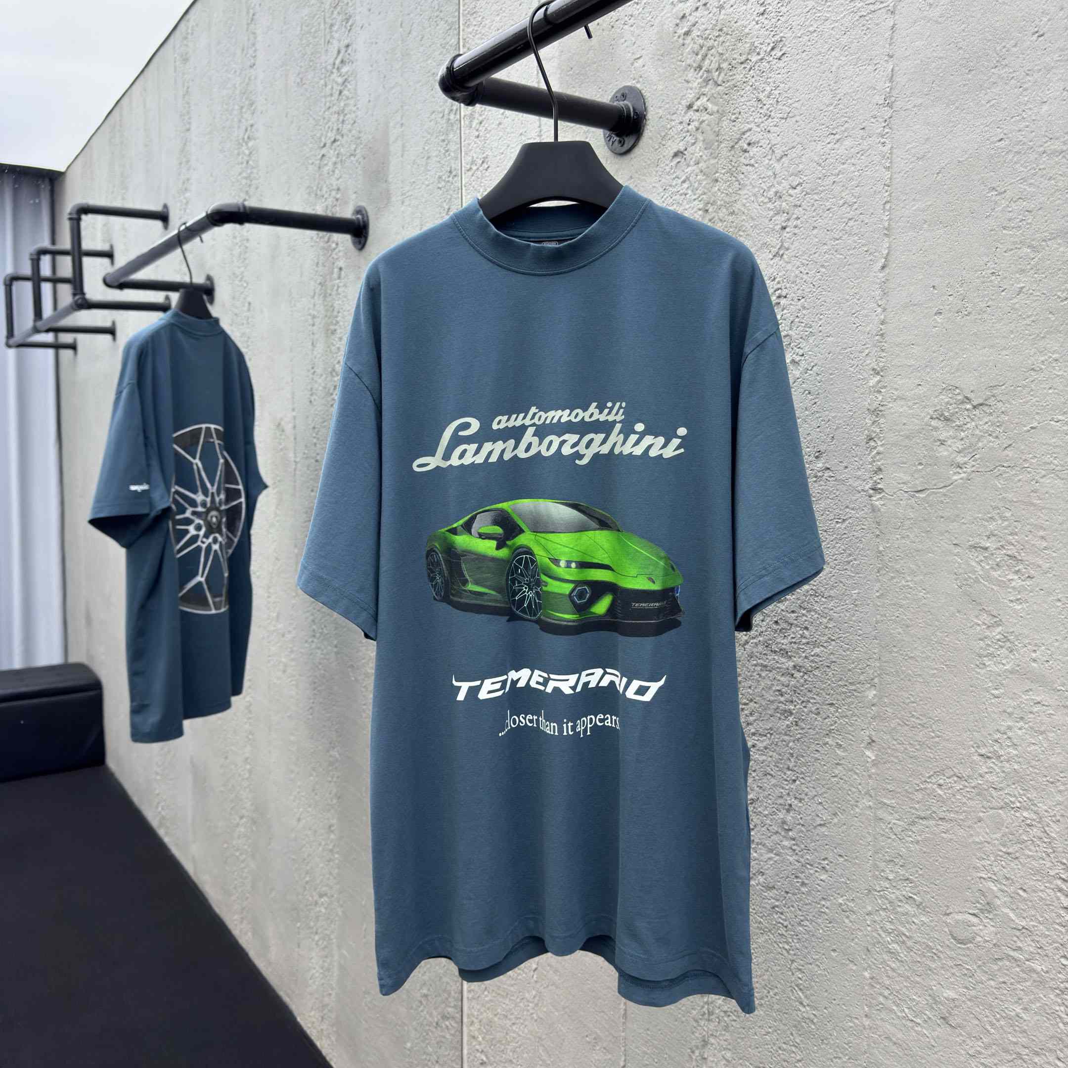 Balenciaga Automobili Lamborghini Oversized T-Shirt  - DopestKickz