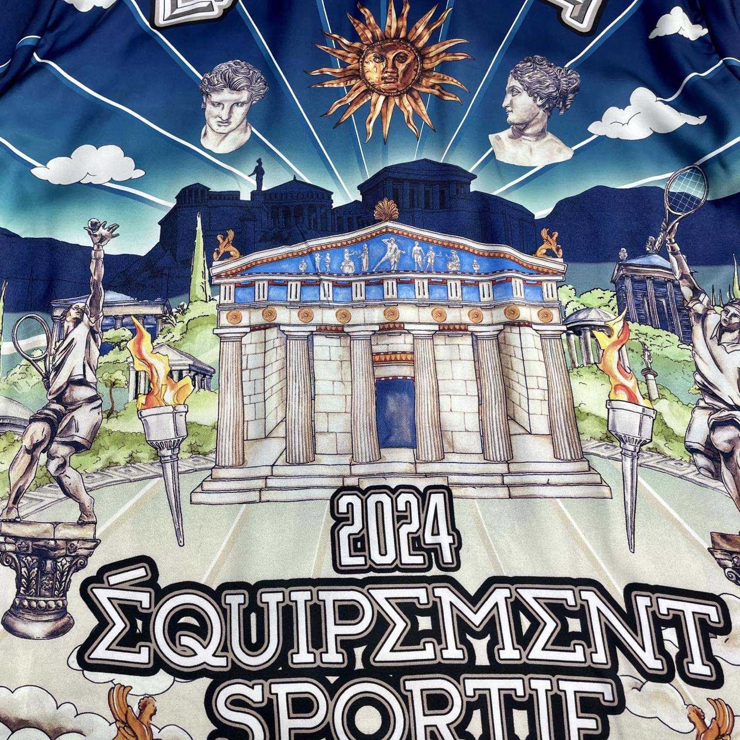 Casablanca Le Temple Du Sport Shirt   CA3521 - DopestKickz