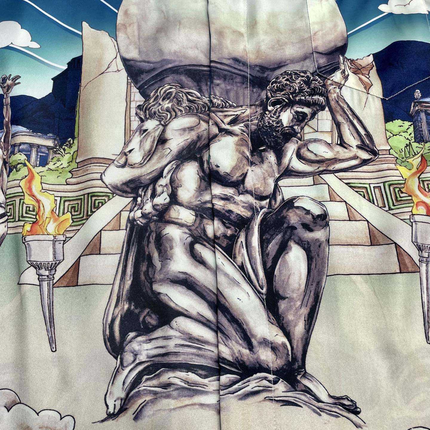 Casablanca Le Temple Du Sport Shirt   CA3521 - DopestKickz