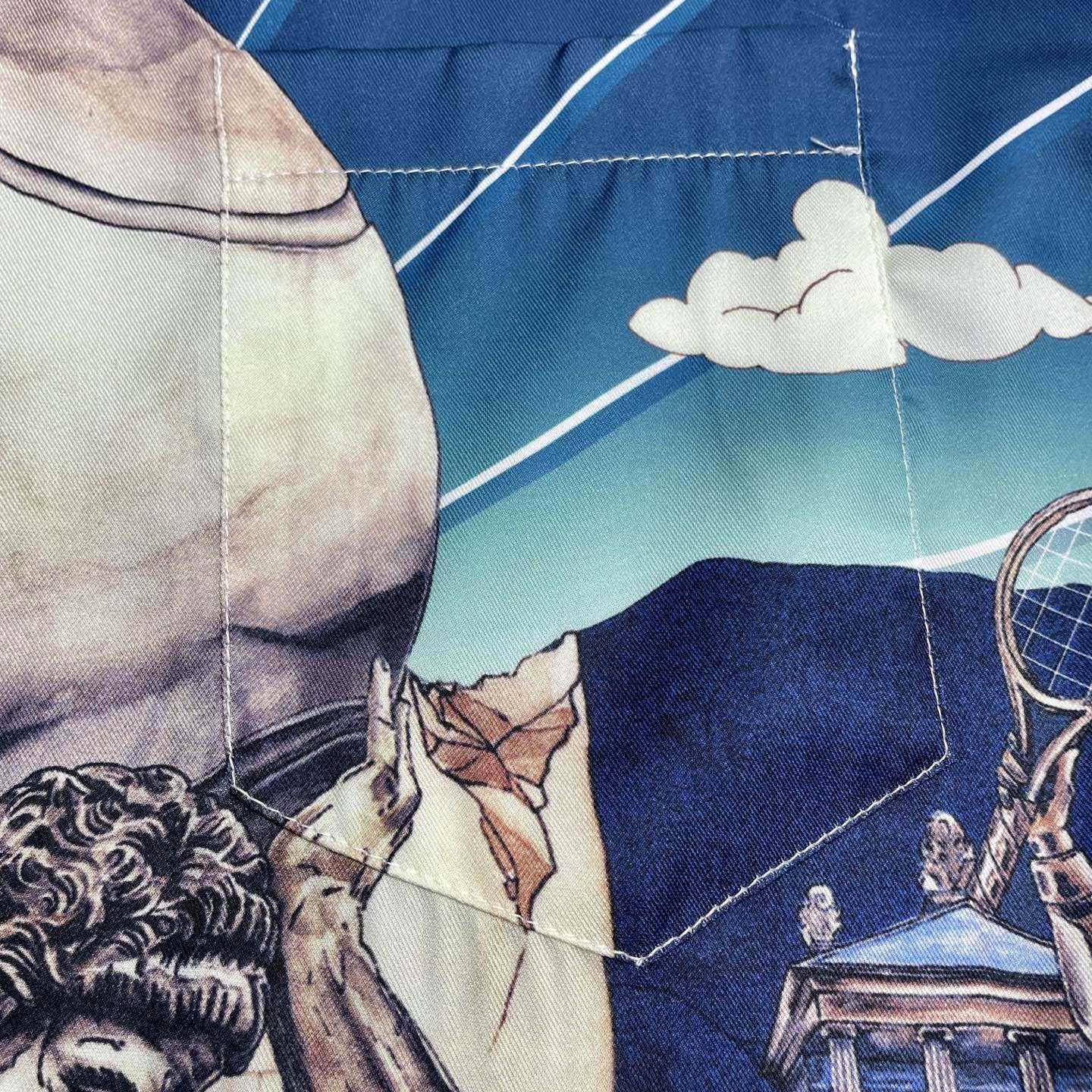 Casablanca Le Temple Du Sport Shirt   CA3521 - DopestKickz