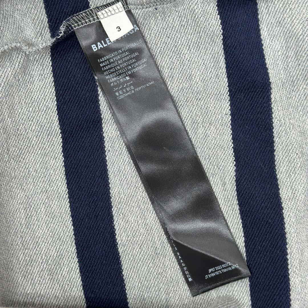 Balenciaga Laurel Classic Oversized Polo In Heavy Grey - DopestKickz