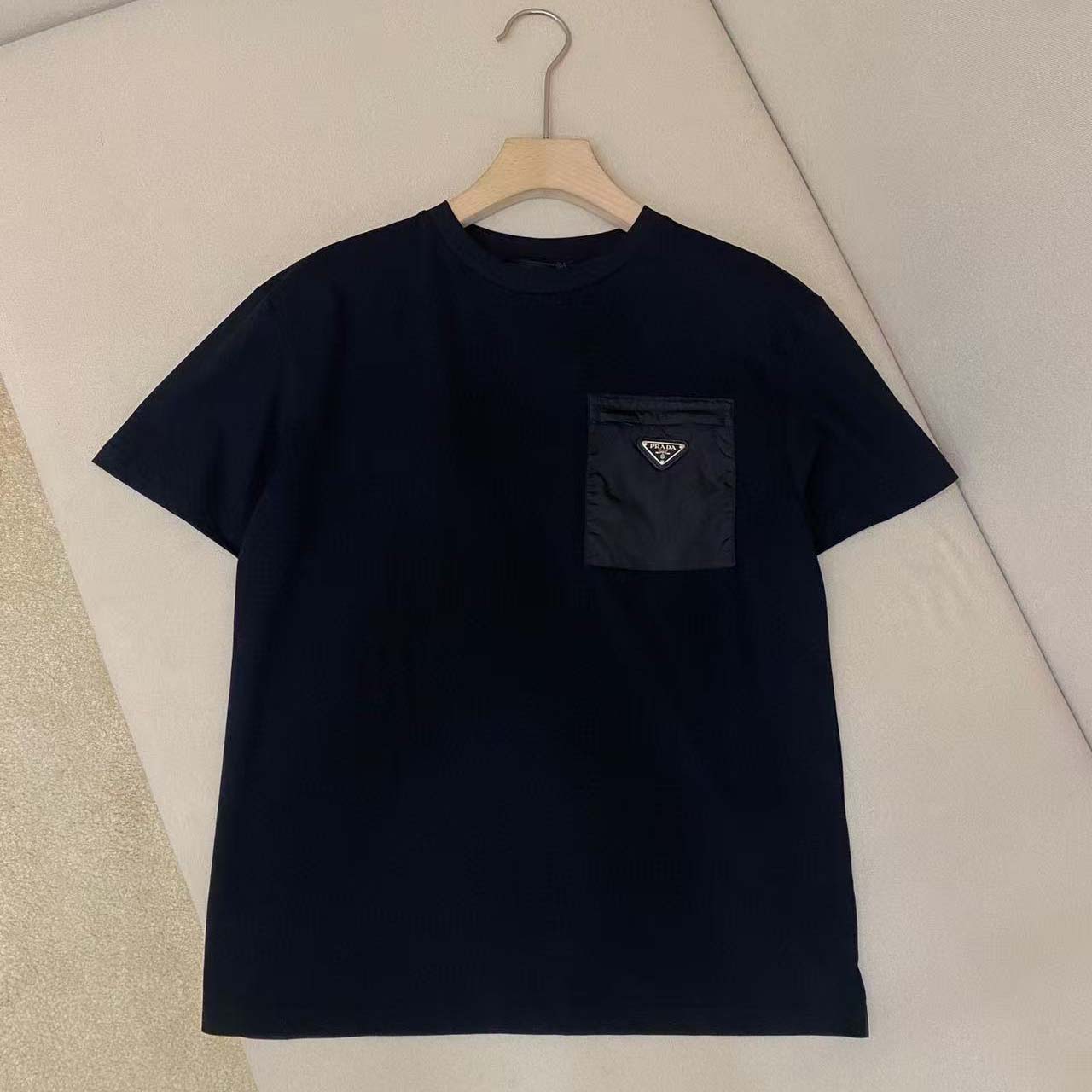 Prada Re-Nylon And Jersey T-shirt - DopestKickz