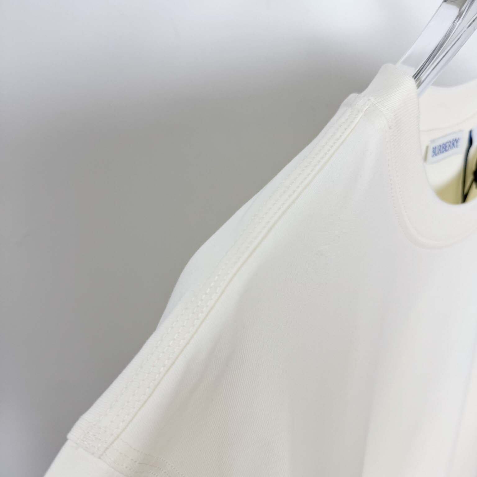 Burberry Check Label Cotton T-shirt  - DopestKickz