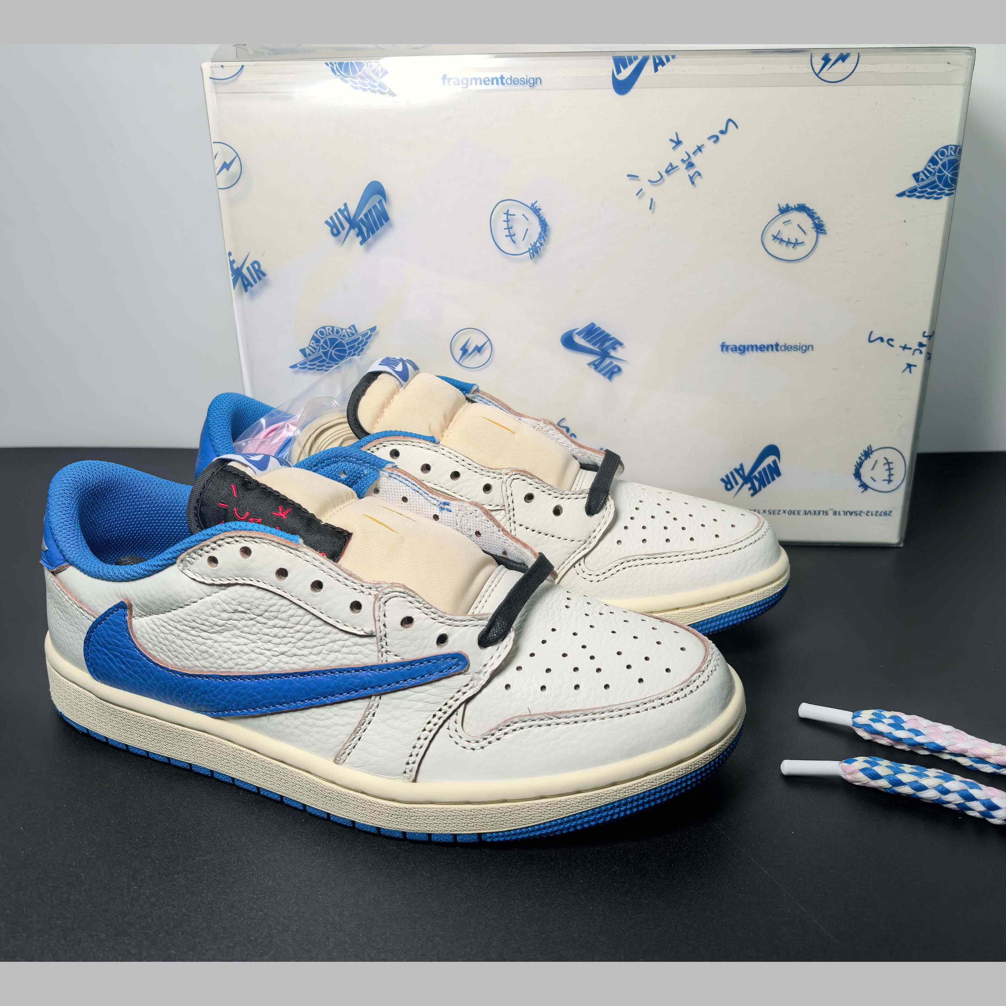 ​Travis Scott x Fragment x Air Jordan 1 Low OG Sneaker    DM7866-104 - DopestKickz