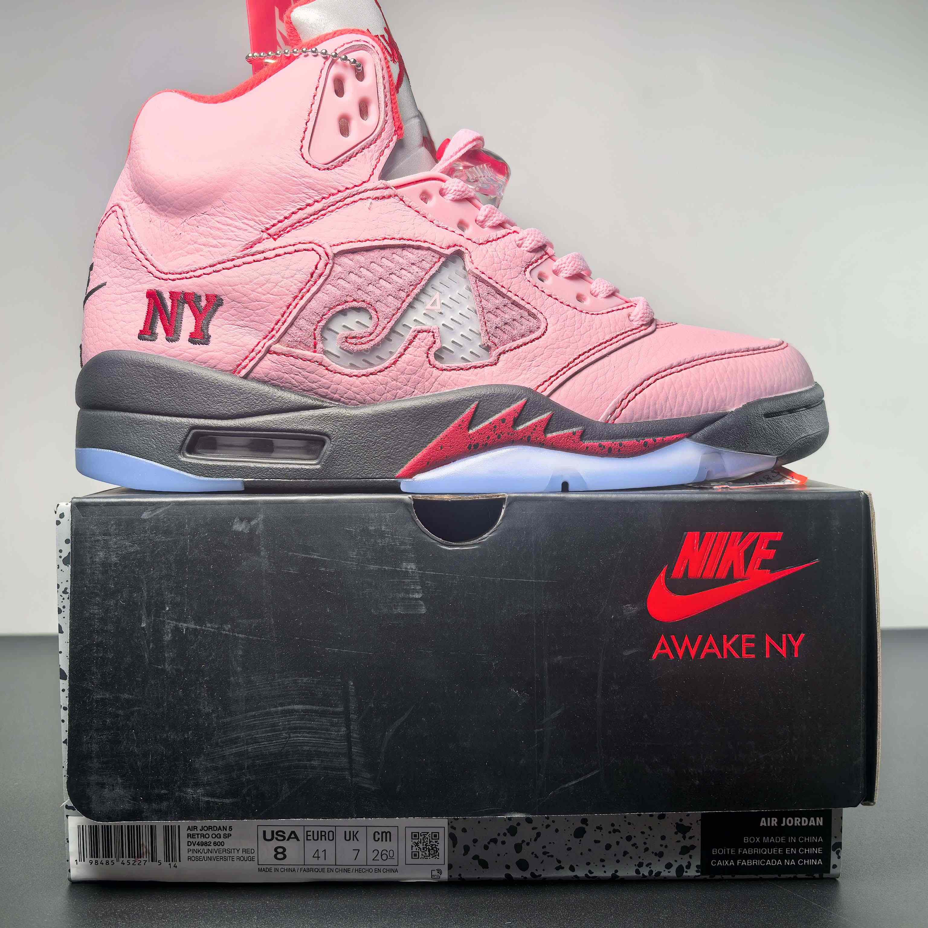 Awake NY x Air Jordan 5 “Arctic Pink”   DV4982-600 - DopestKickz