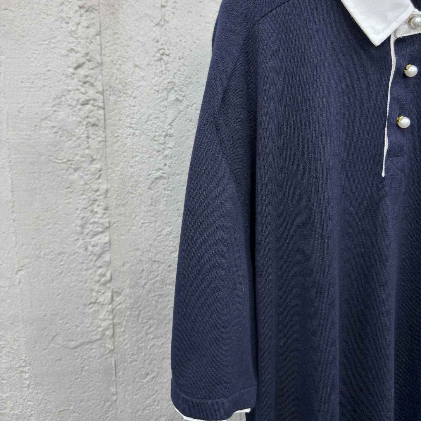 Louis Vuitton Embroidered Short-Sleeved Cotton Blend Polo Shirt   1AFQQK - DopestKickz