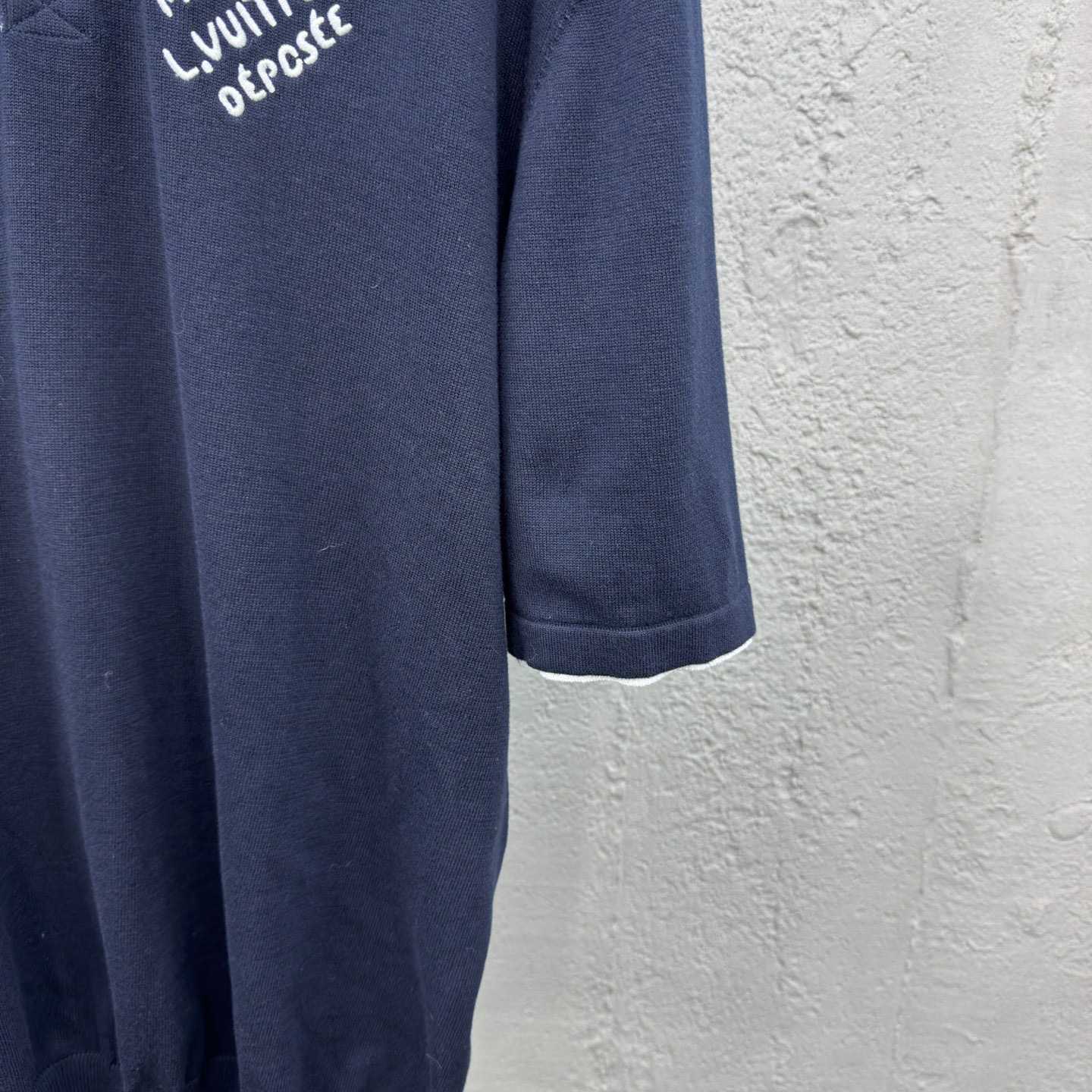 Louis Vuitton Embroidered Short-Sleeved Cotton Blend Polo Shirt   1AFQQK - DopestKickz