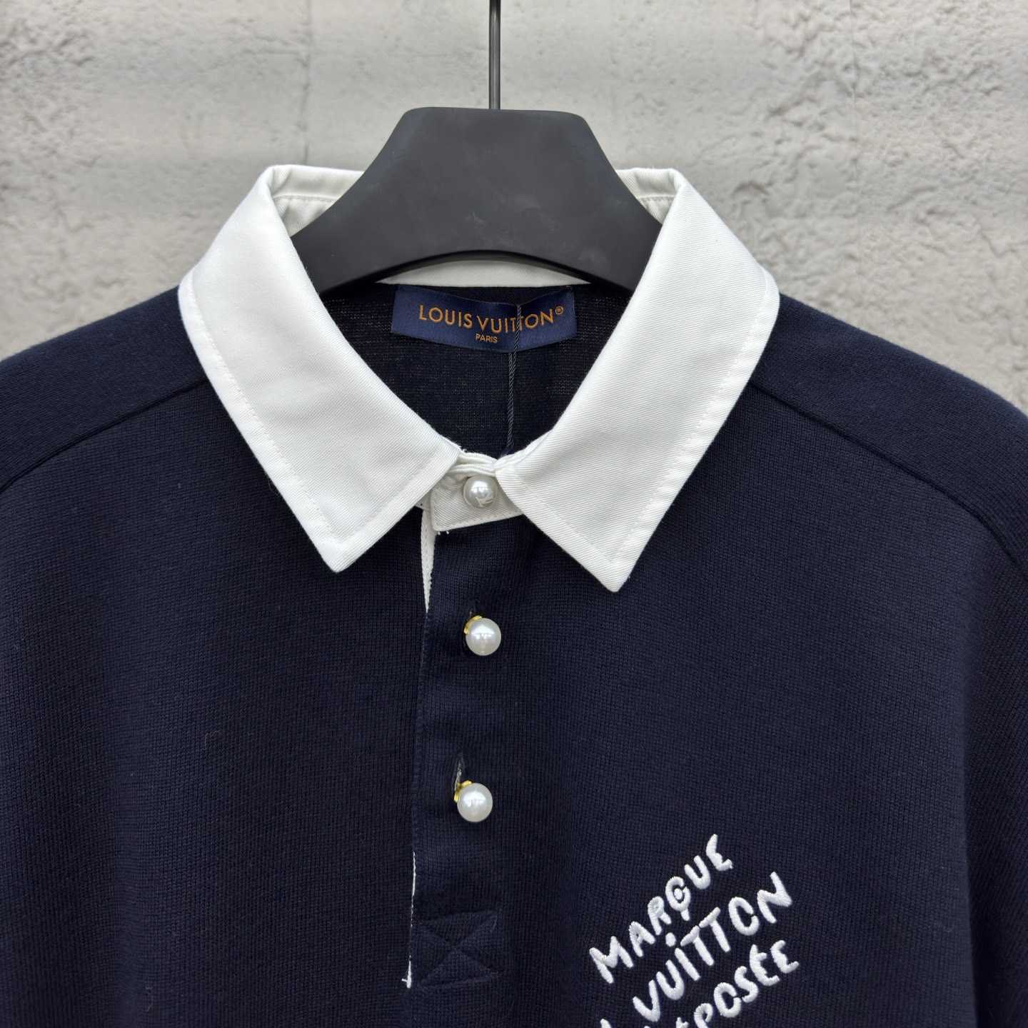 Louis Vuitton Embroidered Short-Sleeved Cotton Blend Polo Shirt   1AFQQK - DopestKickz