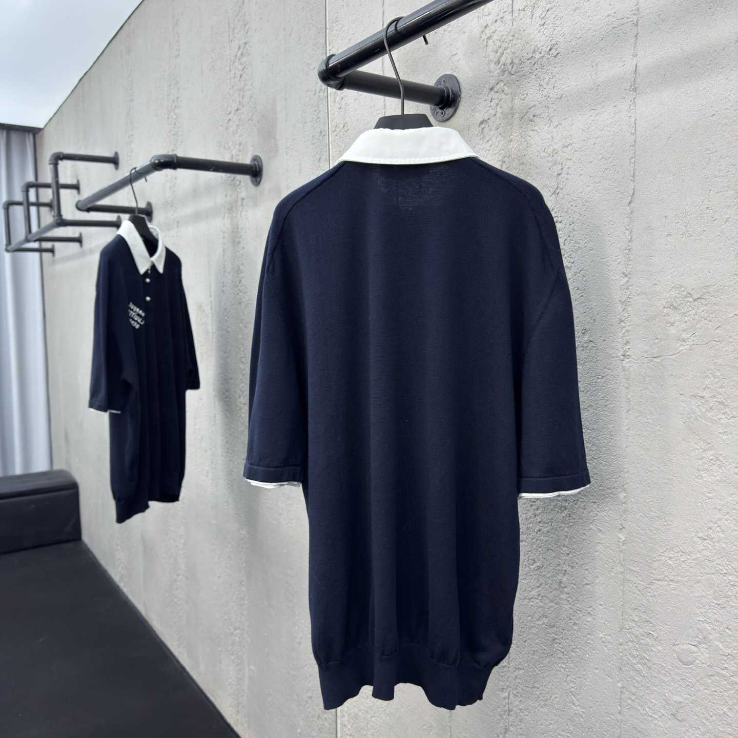 Louis Vuitton Embroidered Short-Sleeved Cotton Blend Polo Shirt   1AFQQK - DopestKickz