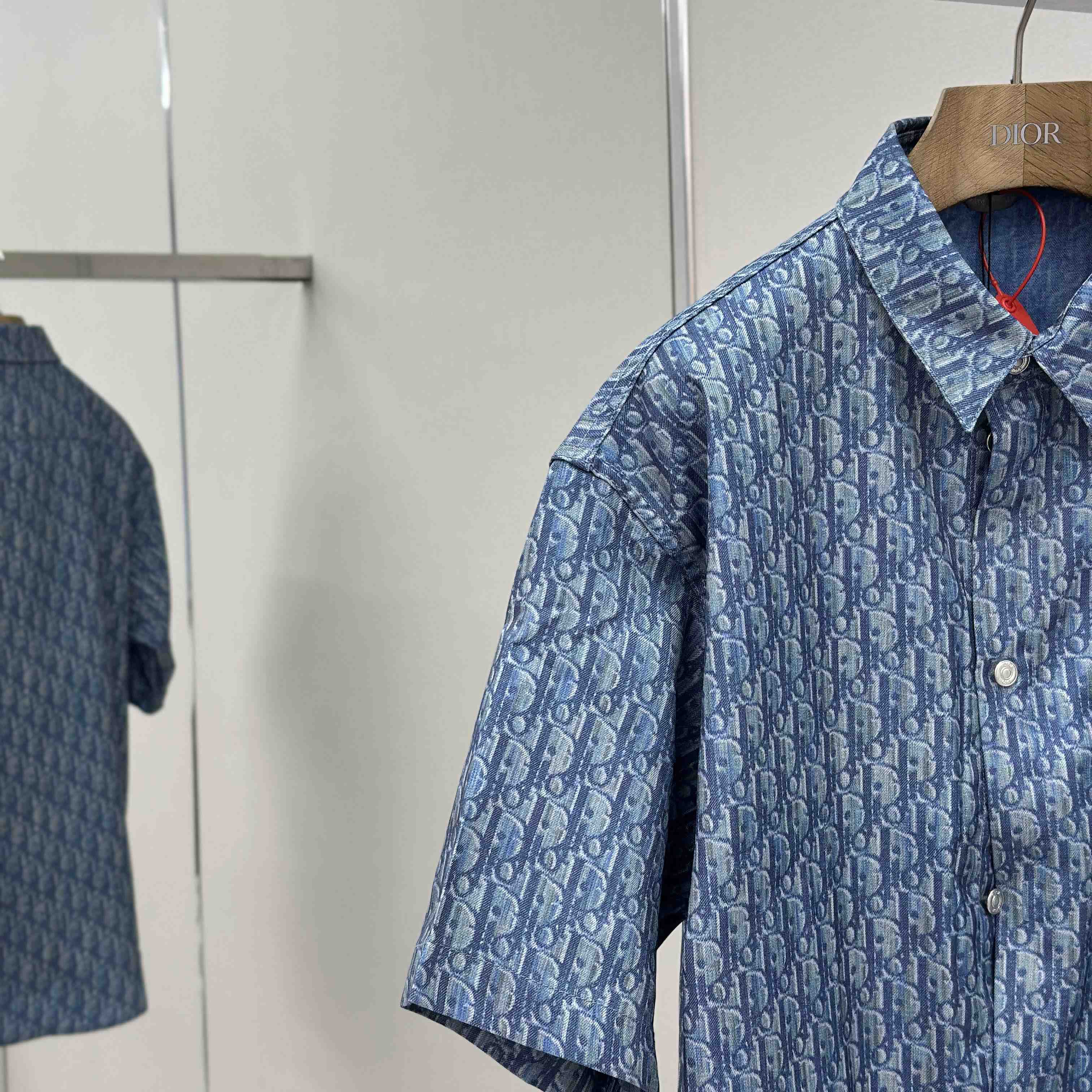 Dior Oblique Short-Sleeved Shirt - DopestKickz