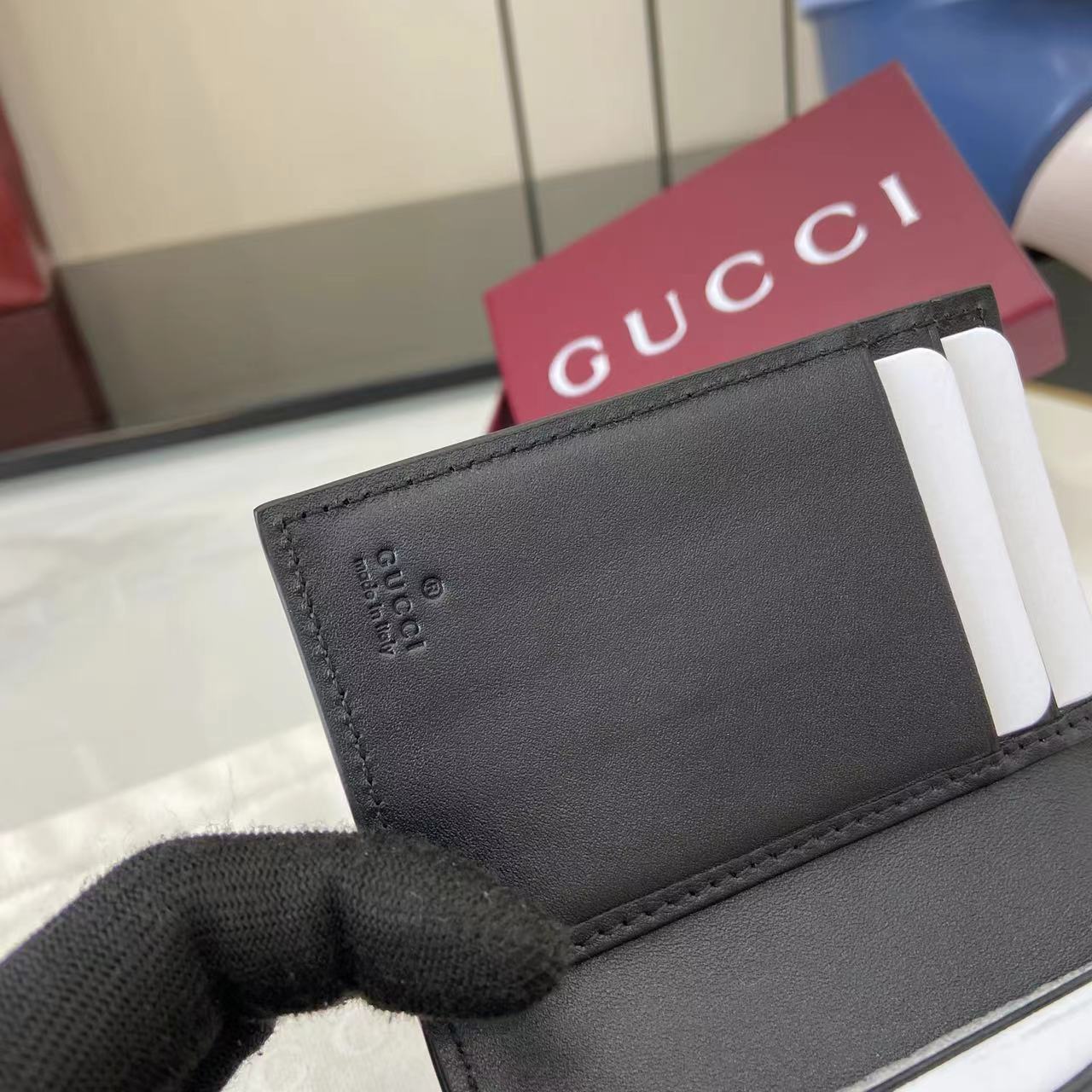 Gucci GG Marmont Bi-fold Card Case - DopestKickz