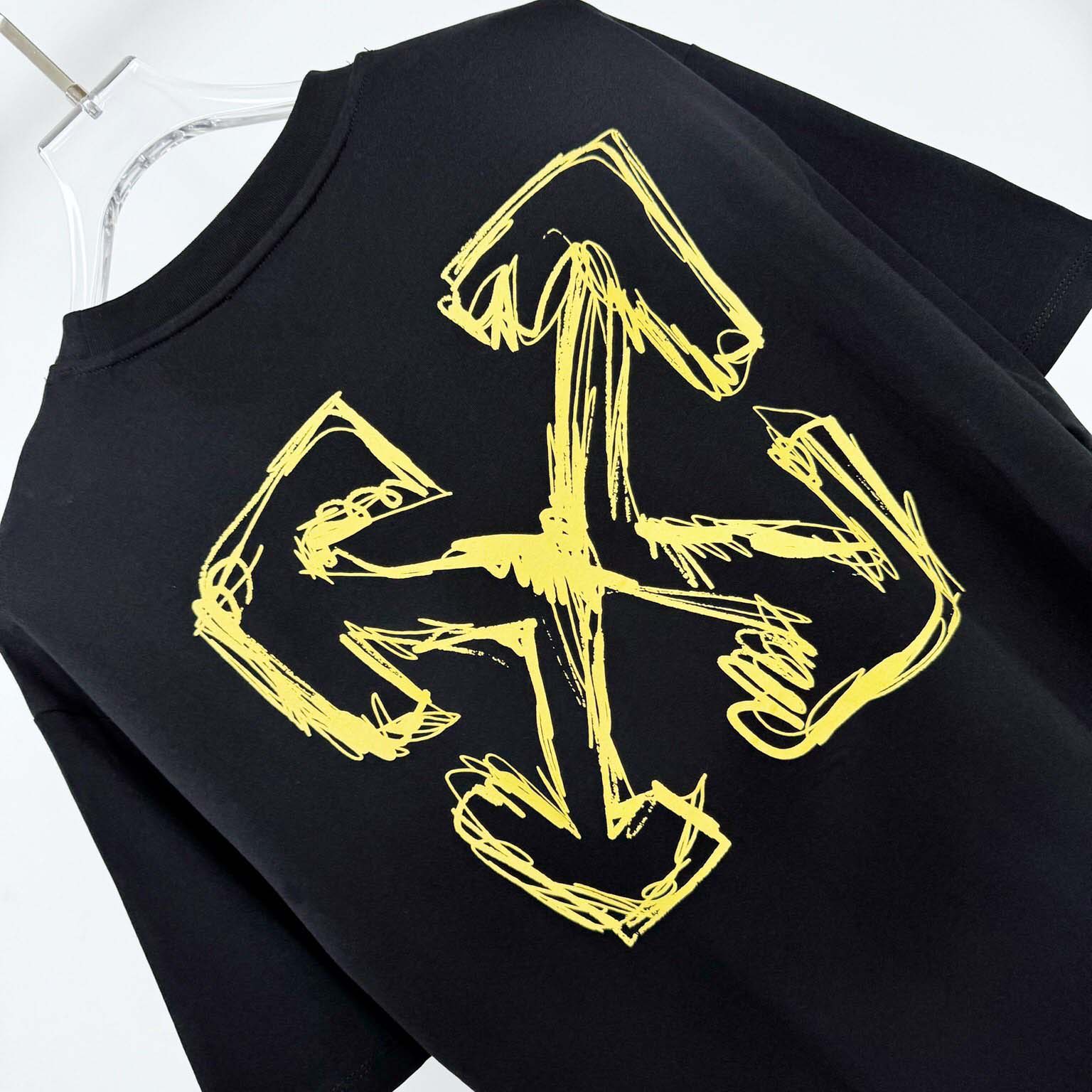 Off White Sketch Arrow T-Shirt - DopestKickz