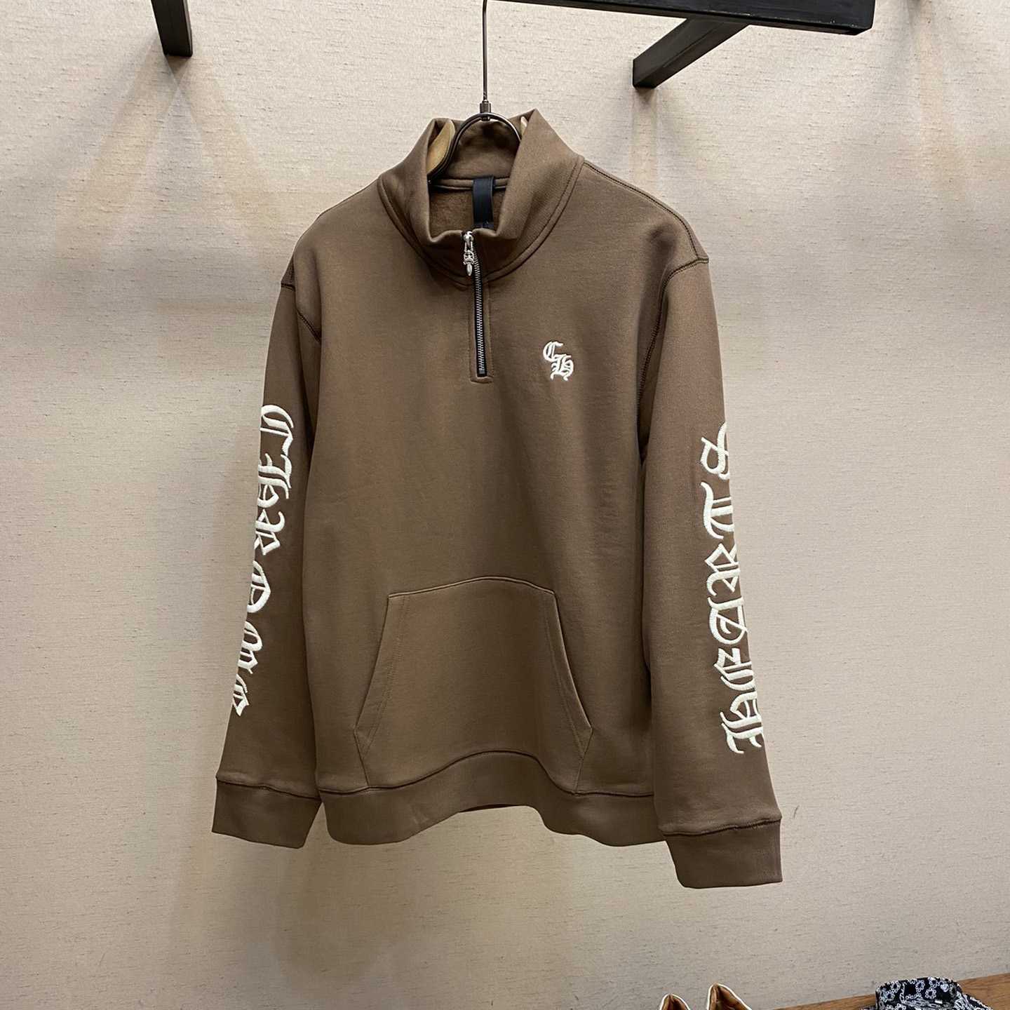 Chrome Heart Slo Ride 1/2 Zip  Sweatshirts  yf1206 (50% Off Sale) - DopestKickz