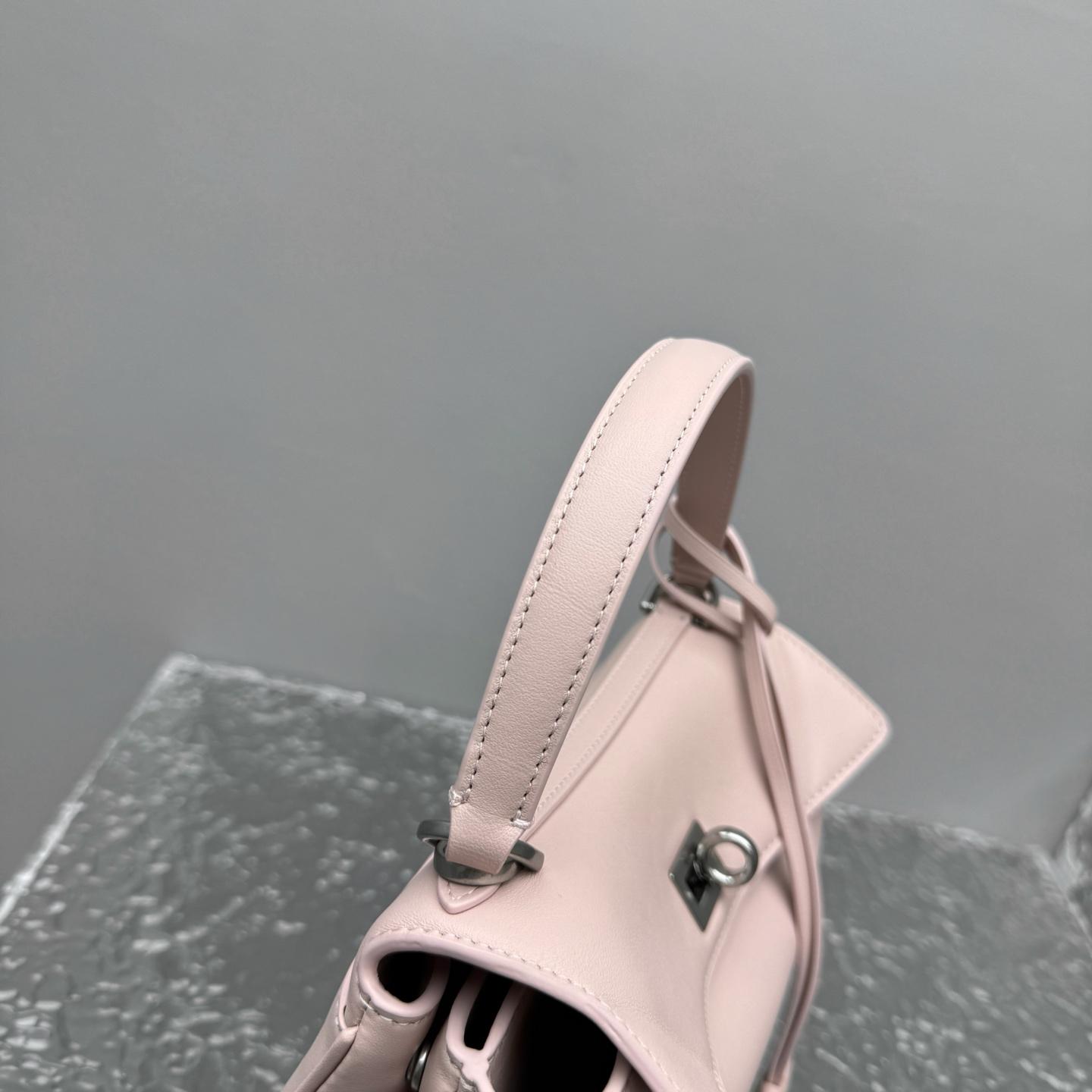 Balenciaga Rodeo Handbag Mini In Suede Pink - DopestKickz