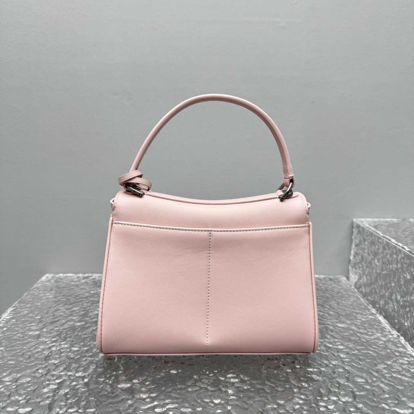 Balenciaga Rodeo Handbag Mini In Suede Pink - DopestKickz