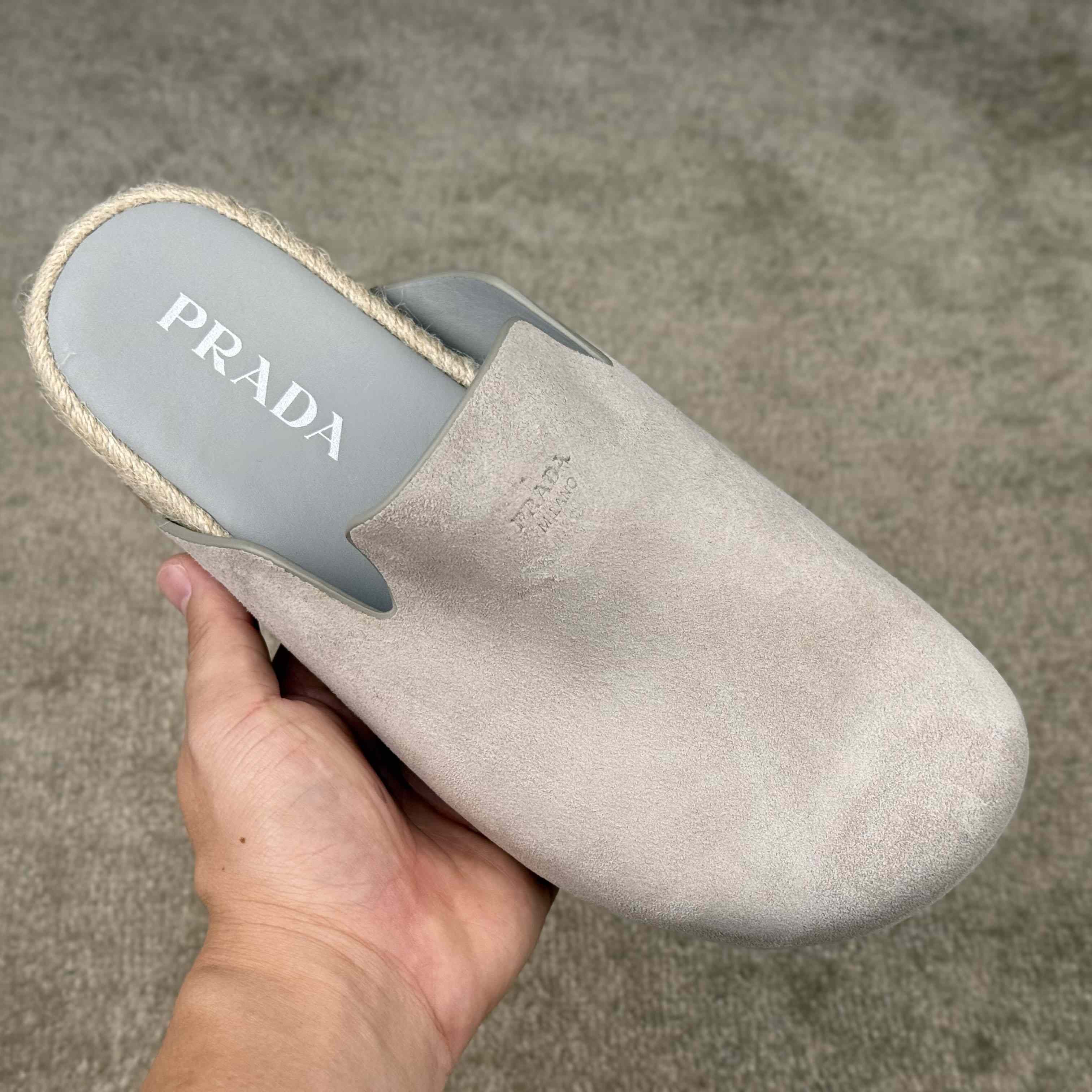 Prada Suede Mules - DopestKickz