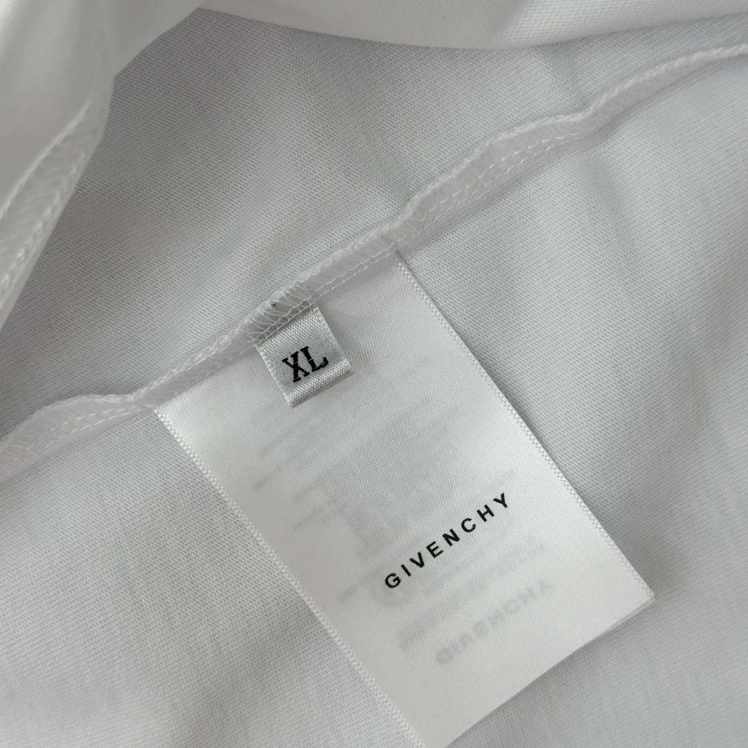 Givenchy T-shirt In Cotton With GIVENCHY Stamp Print - DopestKickz