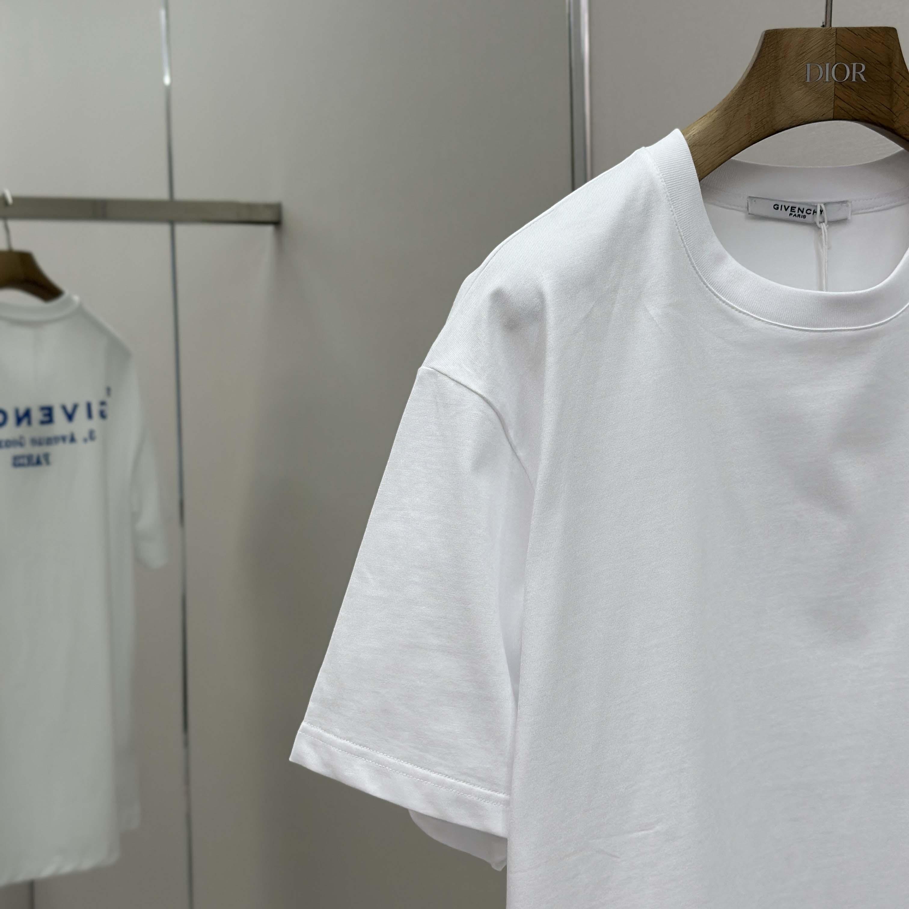 Givenchy T-shirt In Cotton With GIVENCHY Stamp Print - DopestKickz