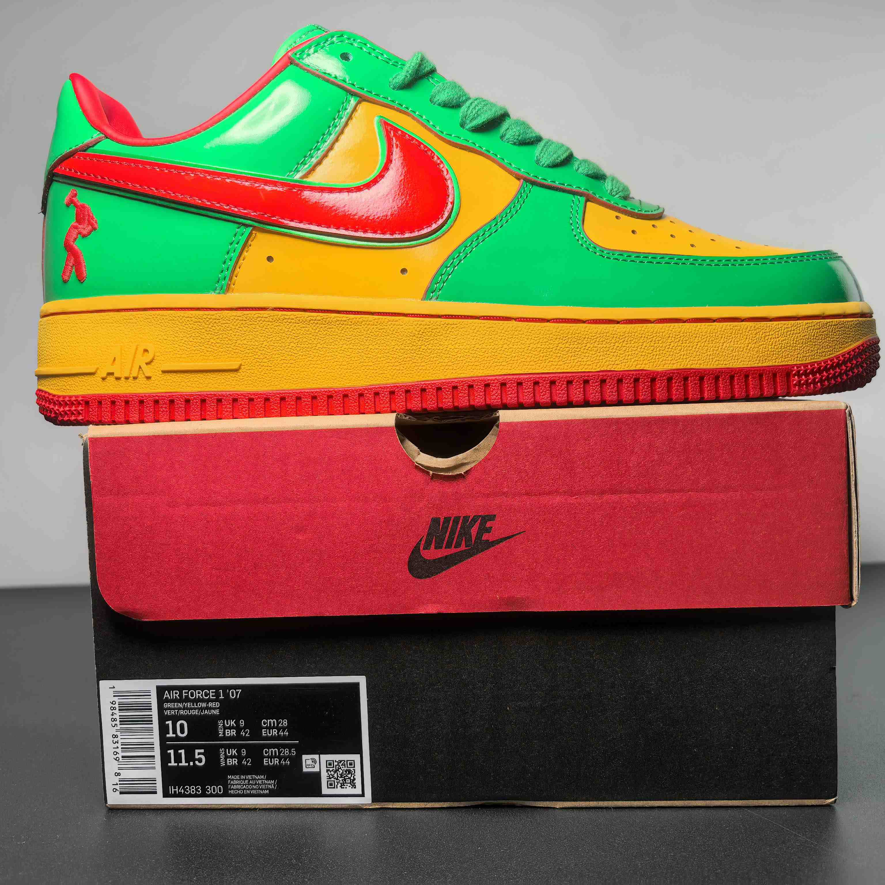 Lil Yachty x Nike Air Force 1 Low Lucky Green   IH4383-300 - DopestKickz