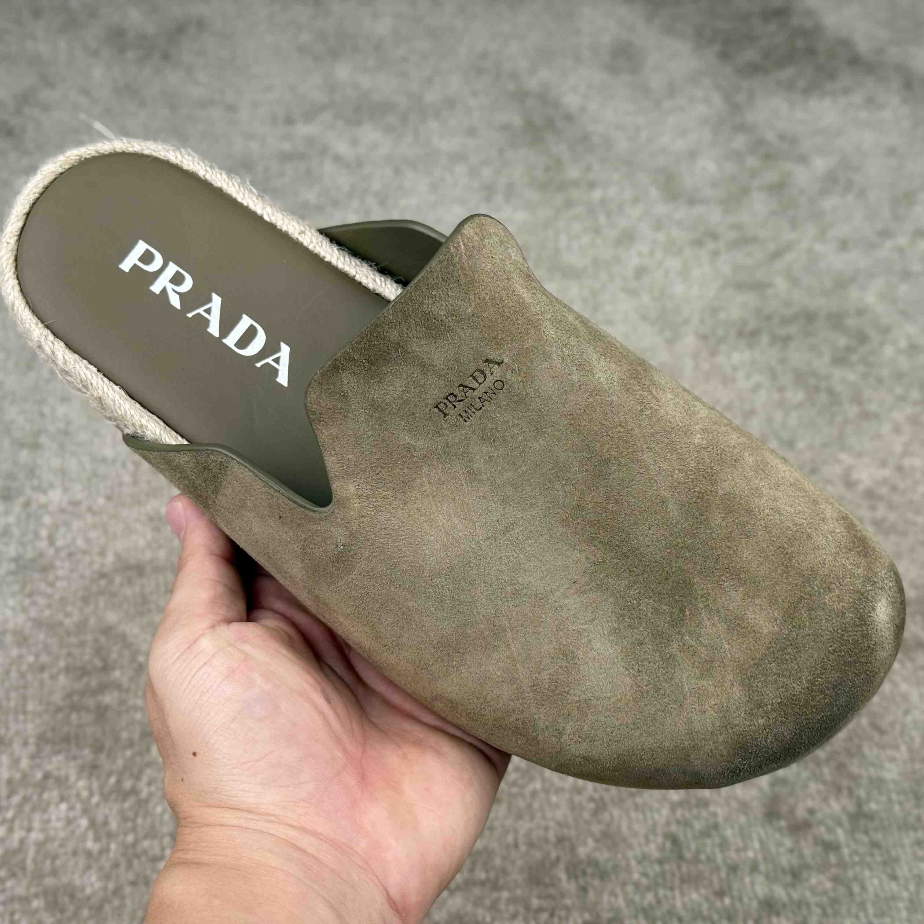 Prada Suede Mules - DopestKickz