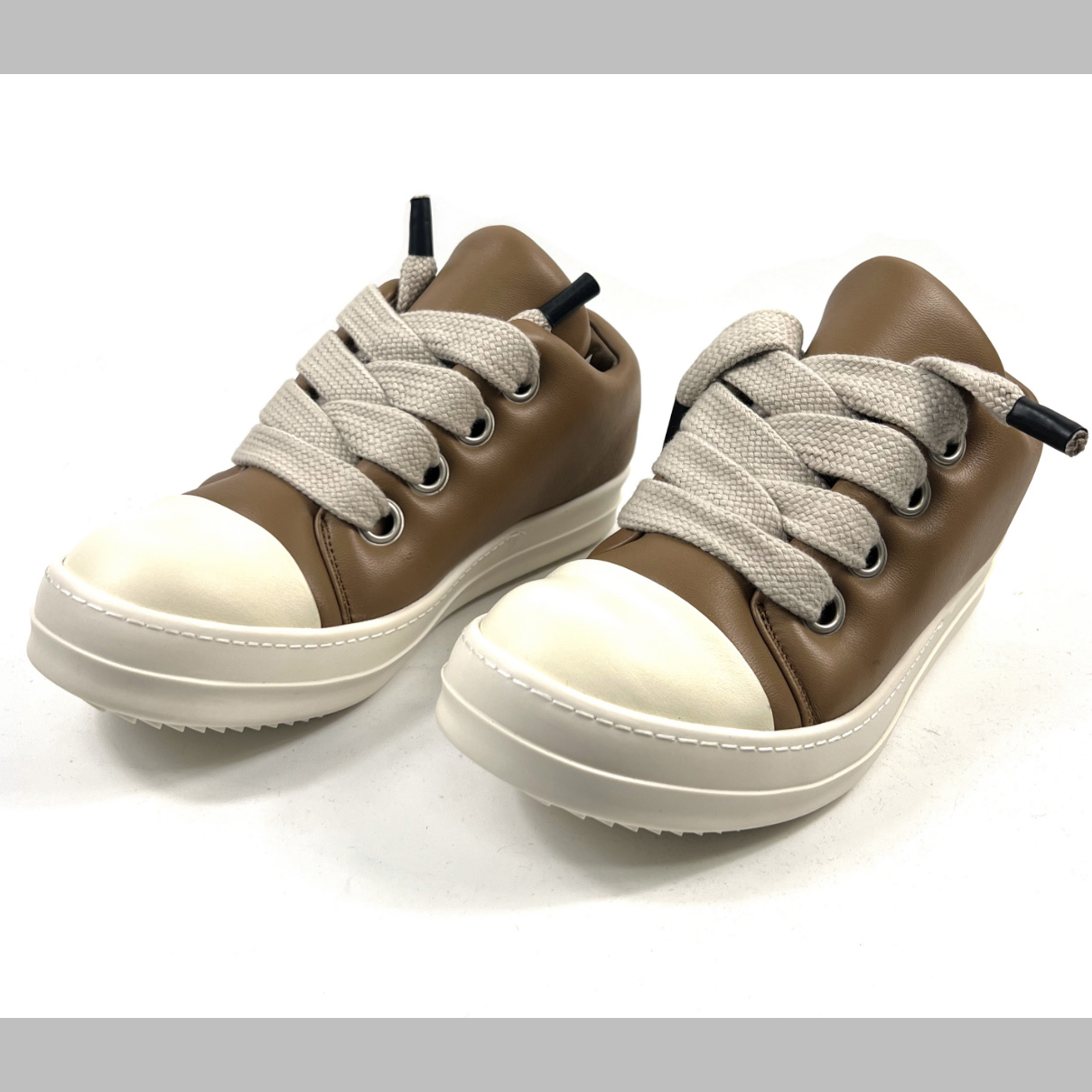 Rick Owens Jumbolaced Padded Sneakers - DopestKickz