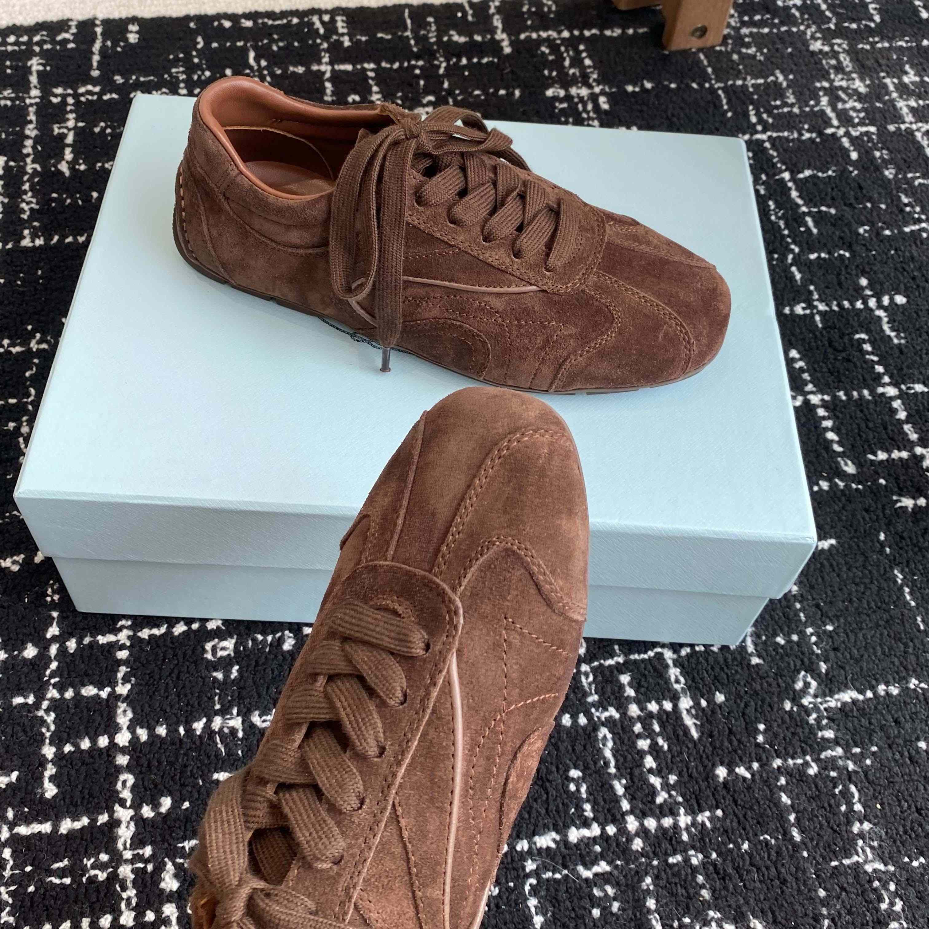 Prada Montecarlo Re-Edition 2005 Suede Sneakers - DopestKickz