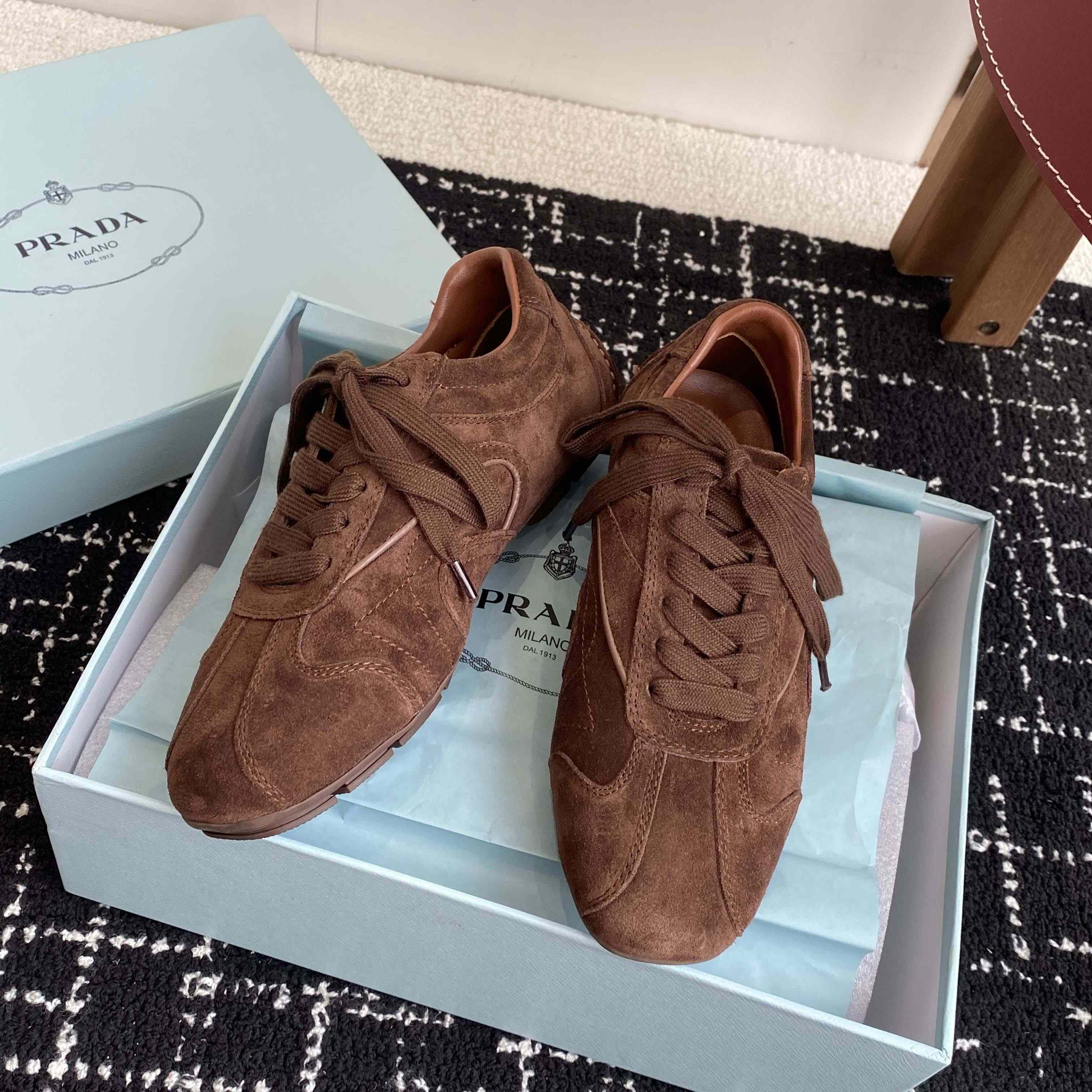 Prada Montecarlo Re-Edition 2005 Suede Sneakers - DopestKickz