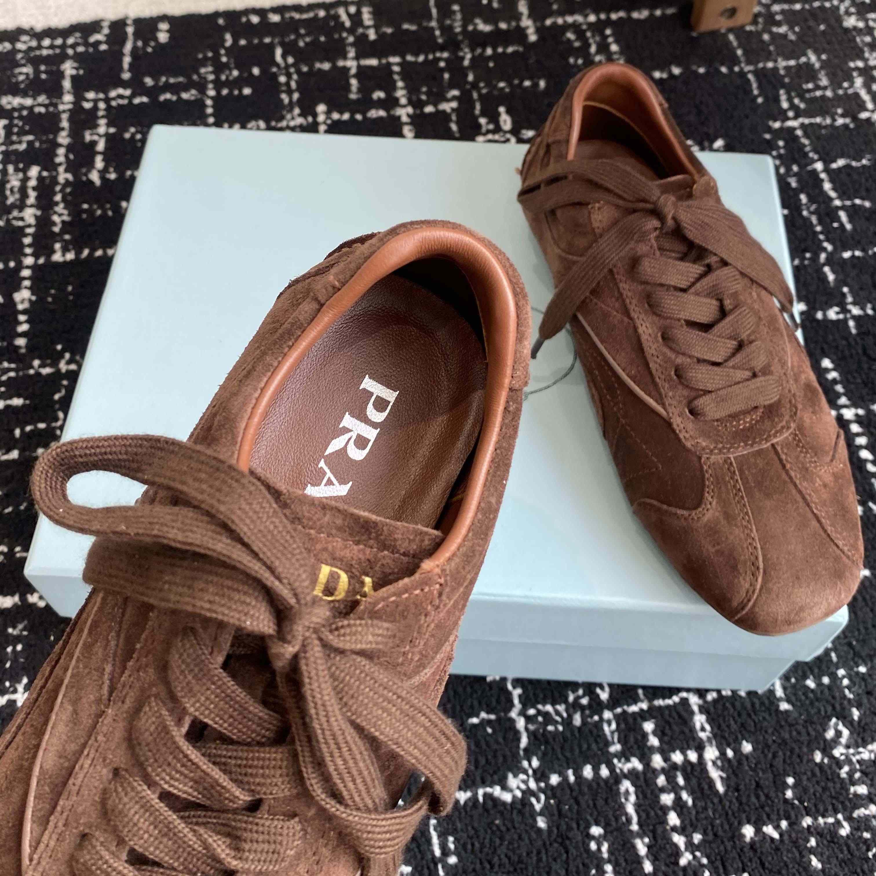 Prada Montecarlo Re-Edition 2005 Suede Sneakers - DopestKickz