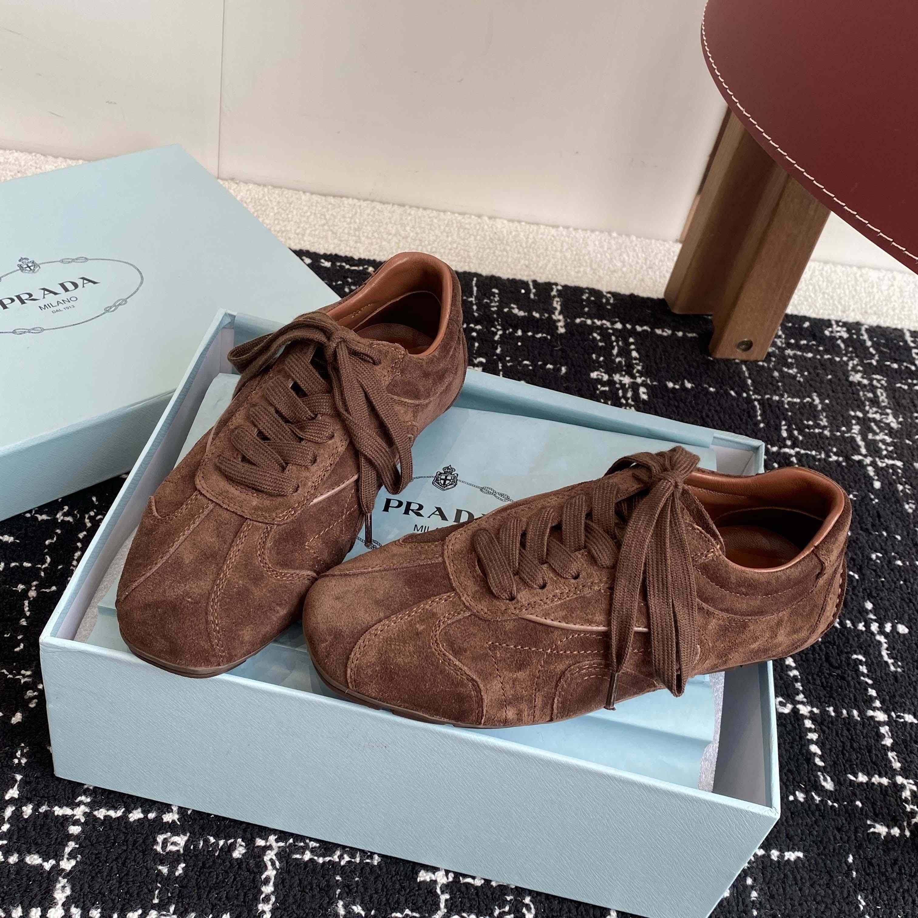 Prada Montecarlo Re-Edition 2005 Suede Sneakers - DopestKickz