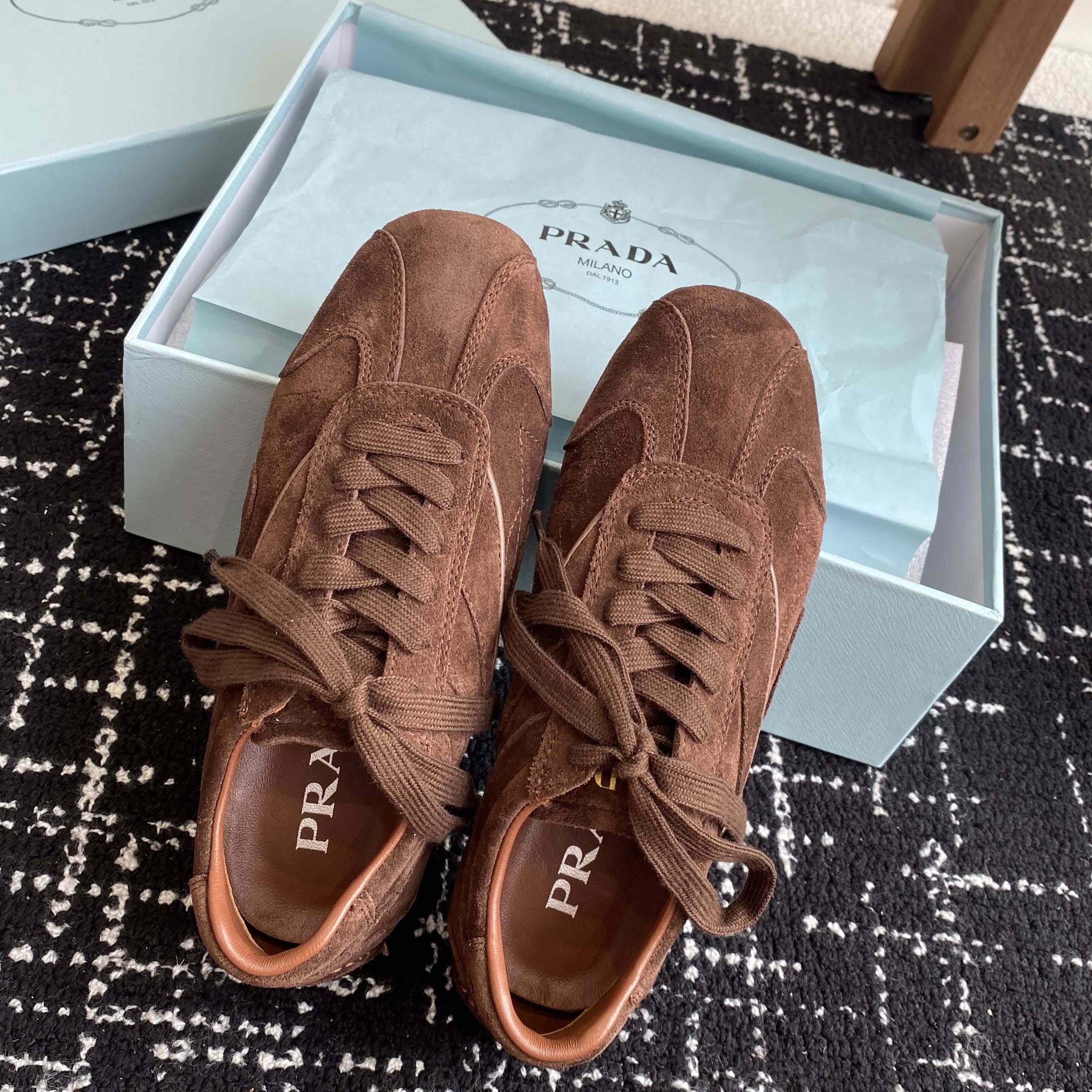 Prada Montecarlo Re-Edition 2005 Suede Sneakers - DopestKickz
