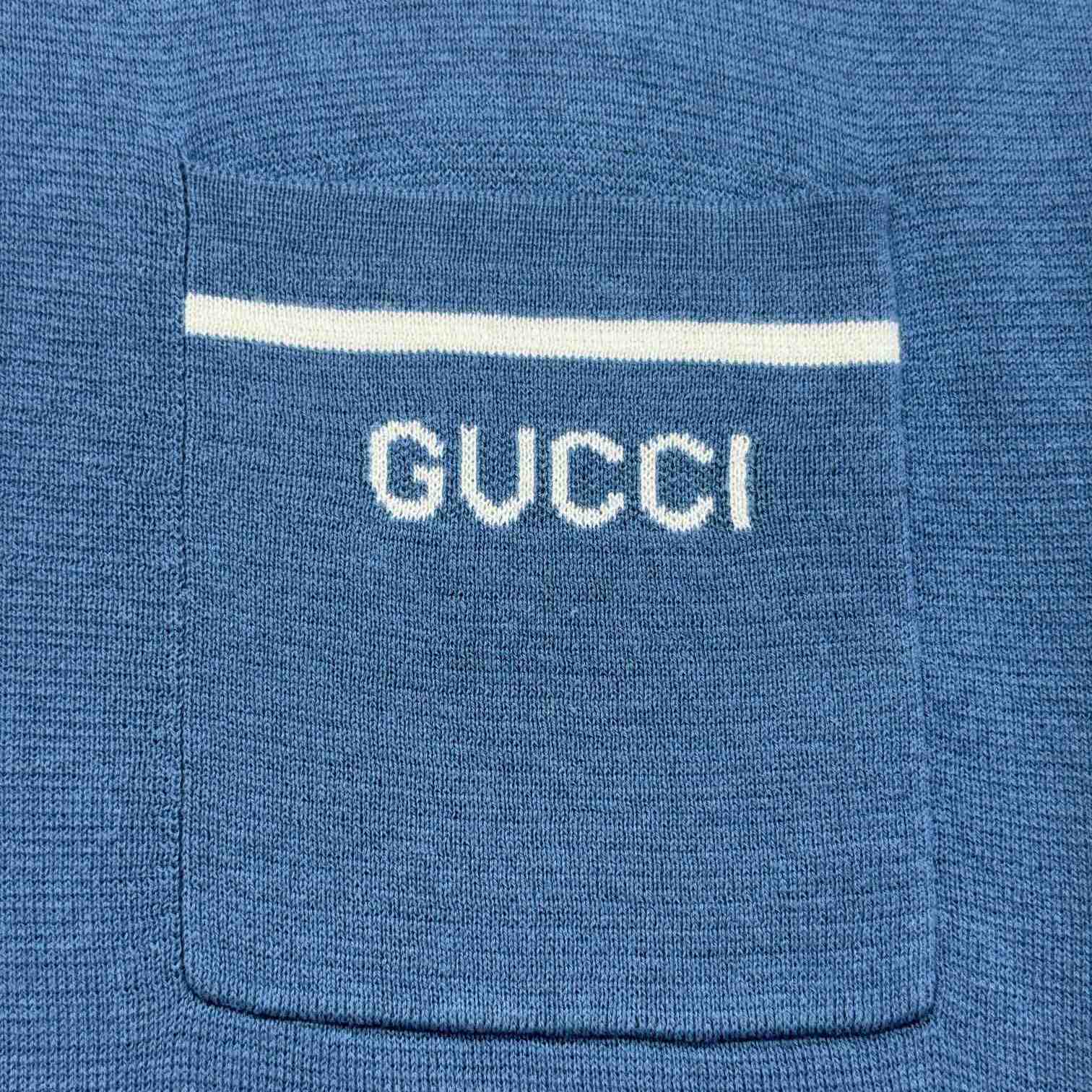 Gucci Gg Silk And Cotton Jacquard Polo Shirt - DopestKickz